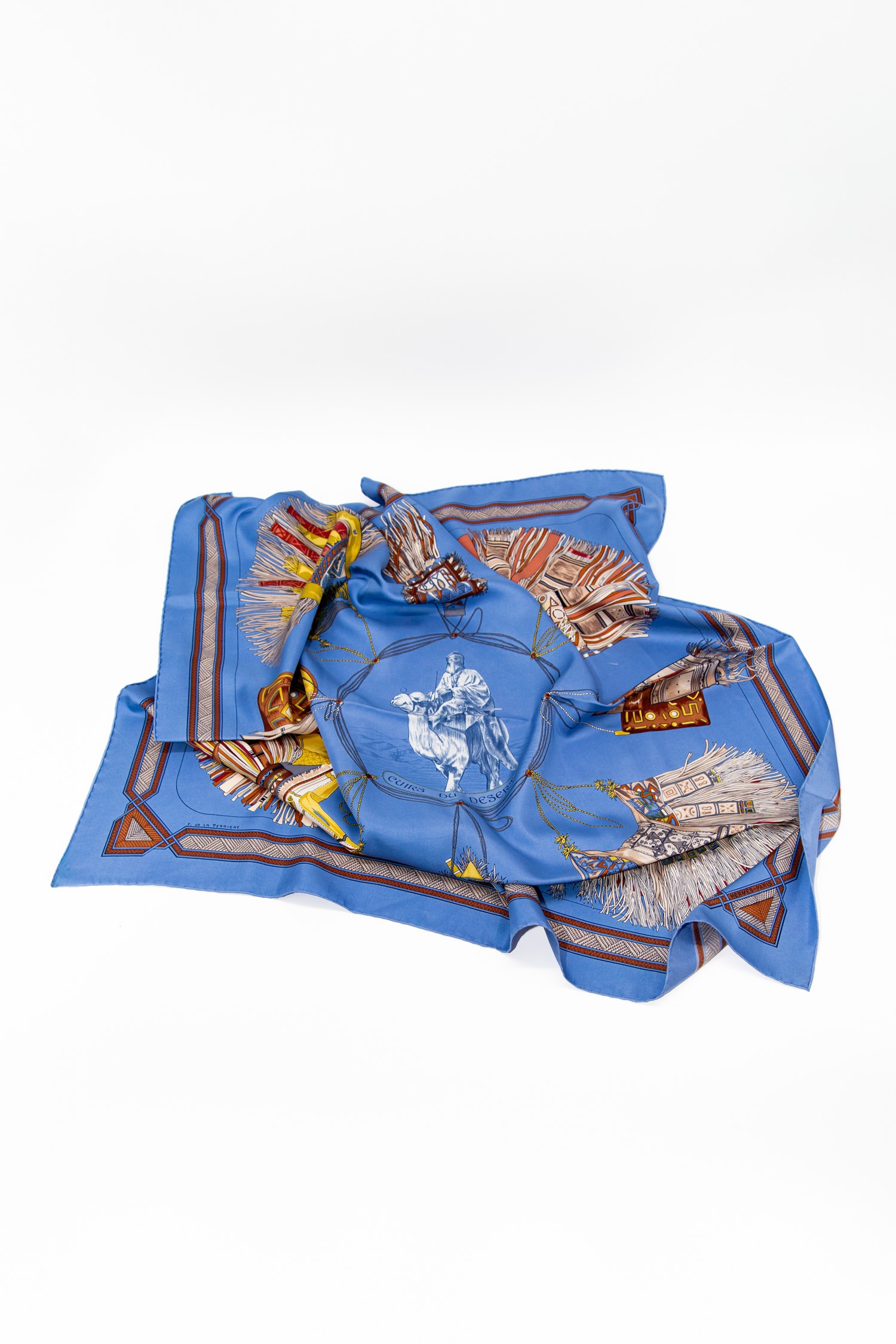 Hermès "Cuirs du Desert" Seidencarré