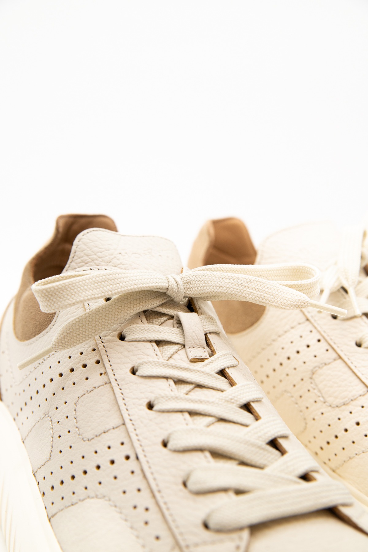 Hogan H-Stripes Sneaker in Ecru