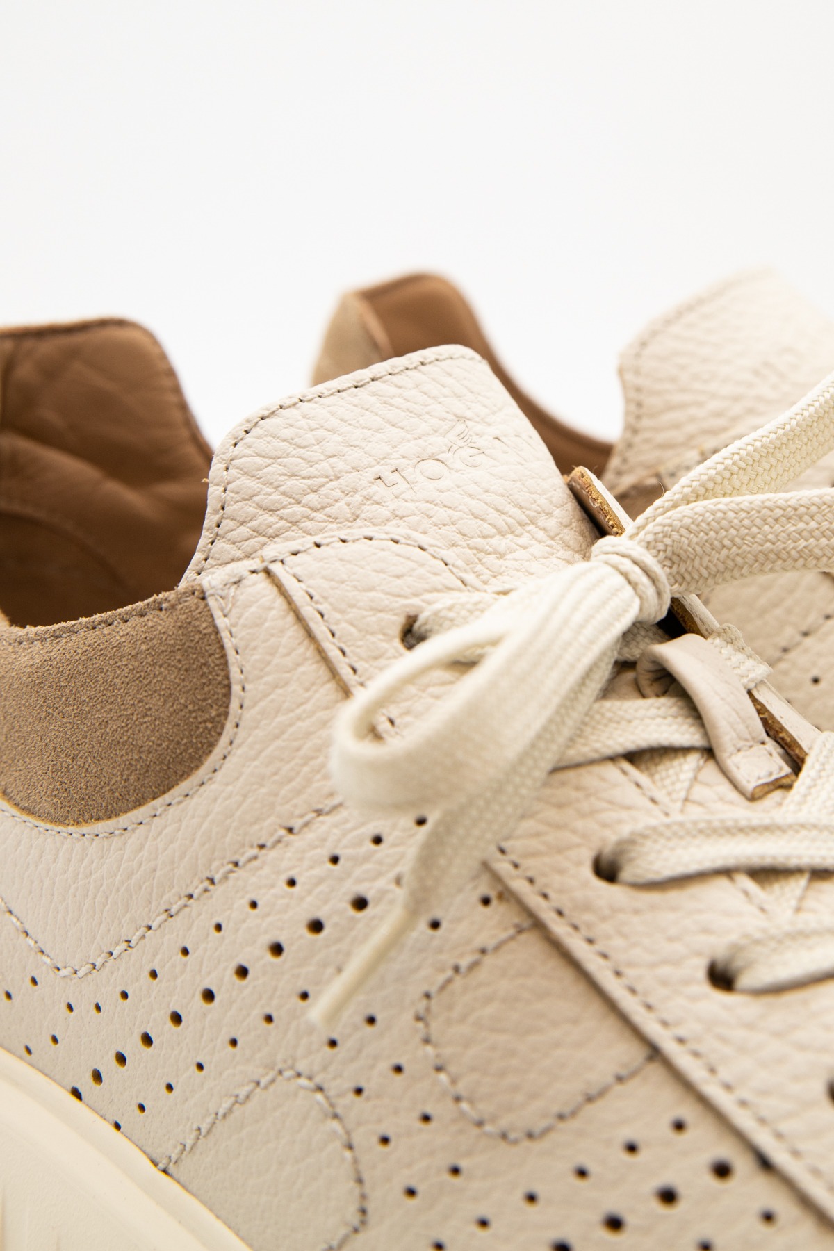 Hogan H-Stripes Sneaker in Ecru