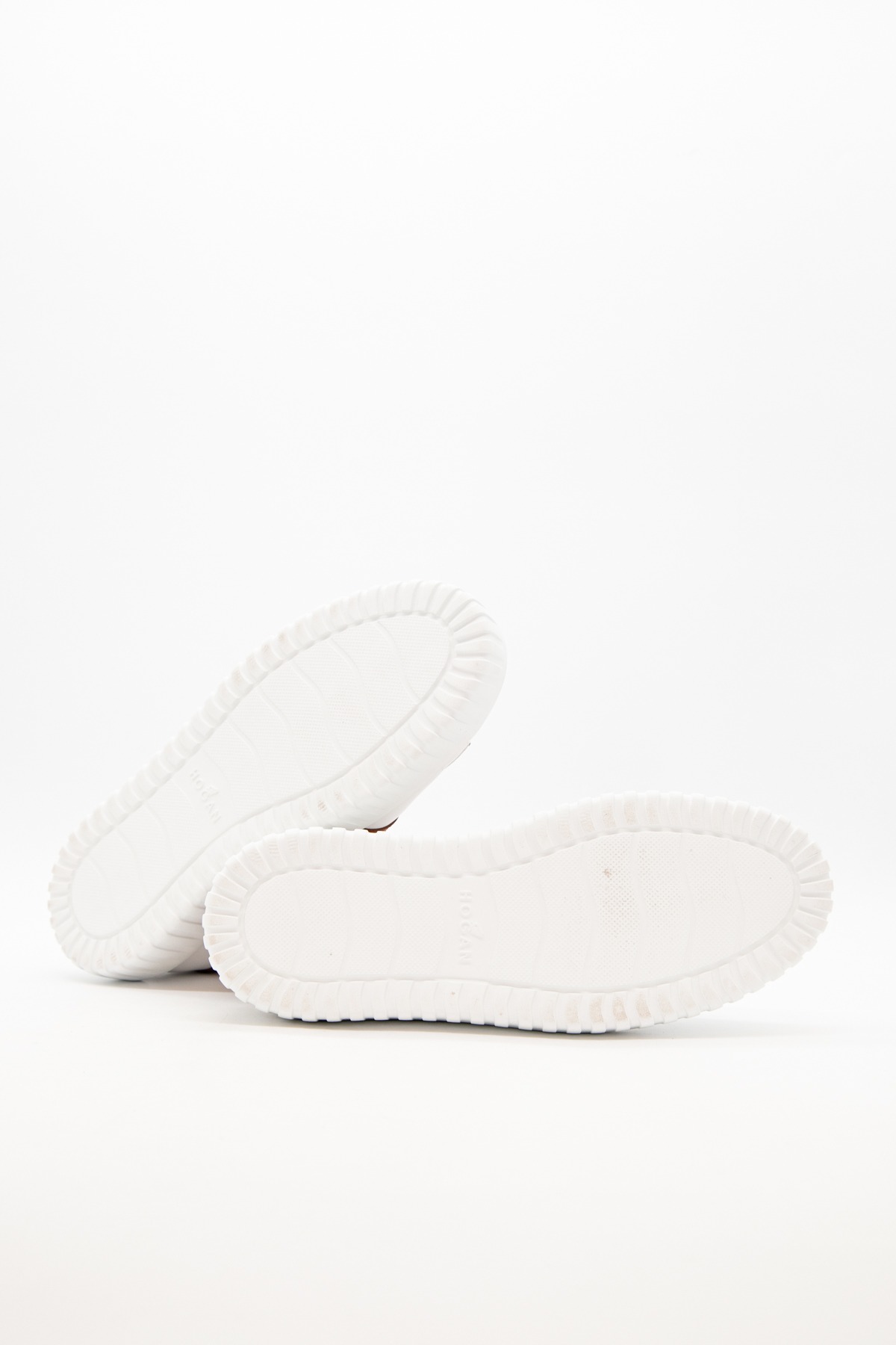 Hogan Sneaker in Weiß und Hellbraun