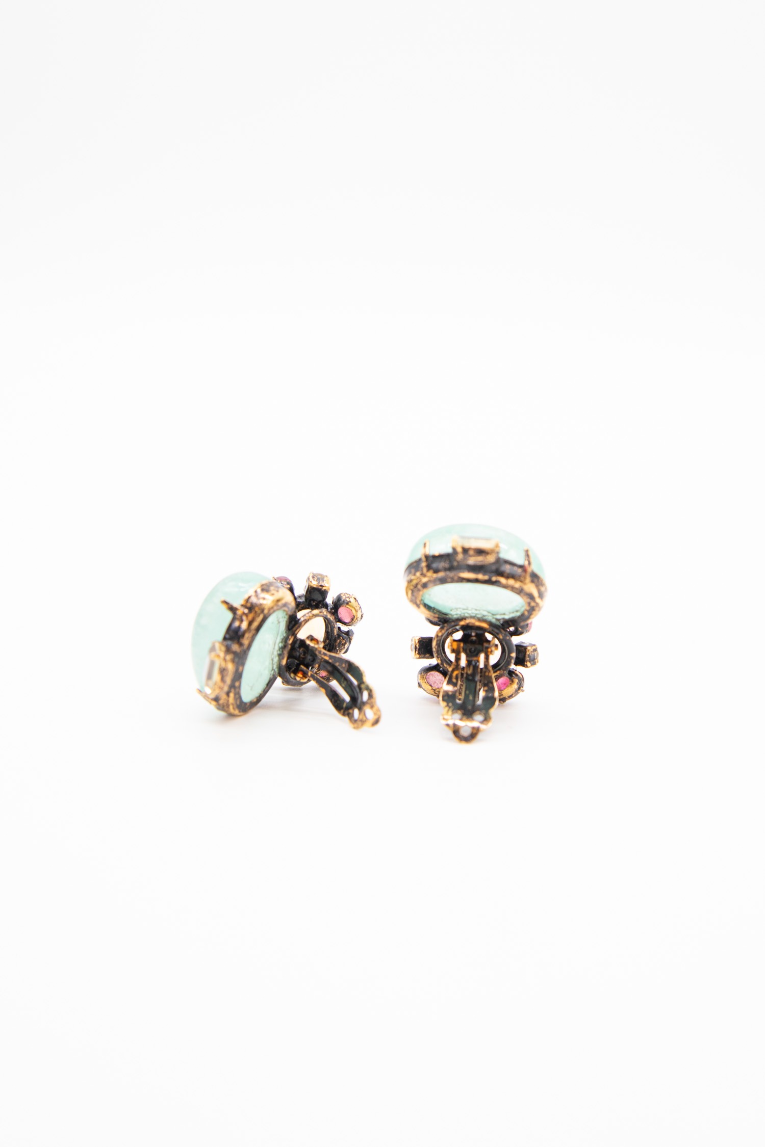 Iradj Moini Schmuck-Set in Gold, Grün und Lila