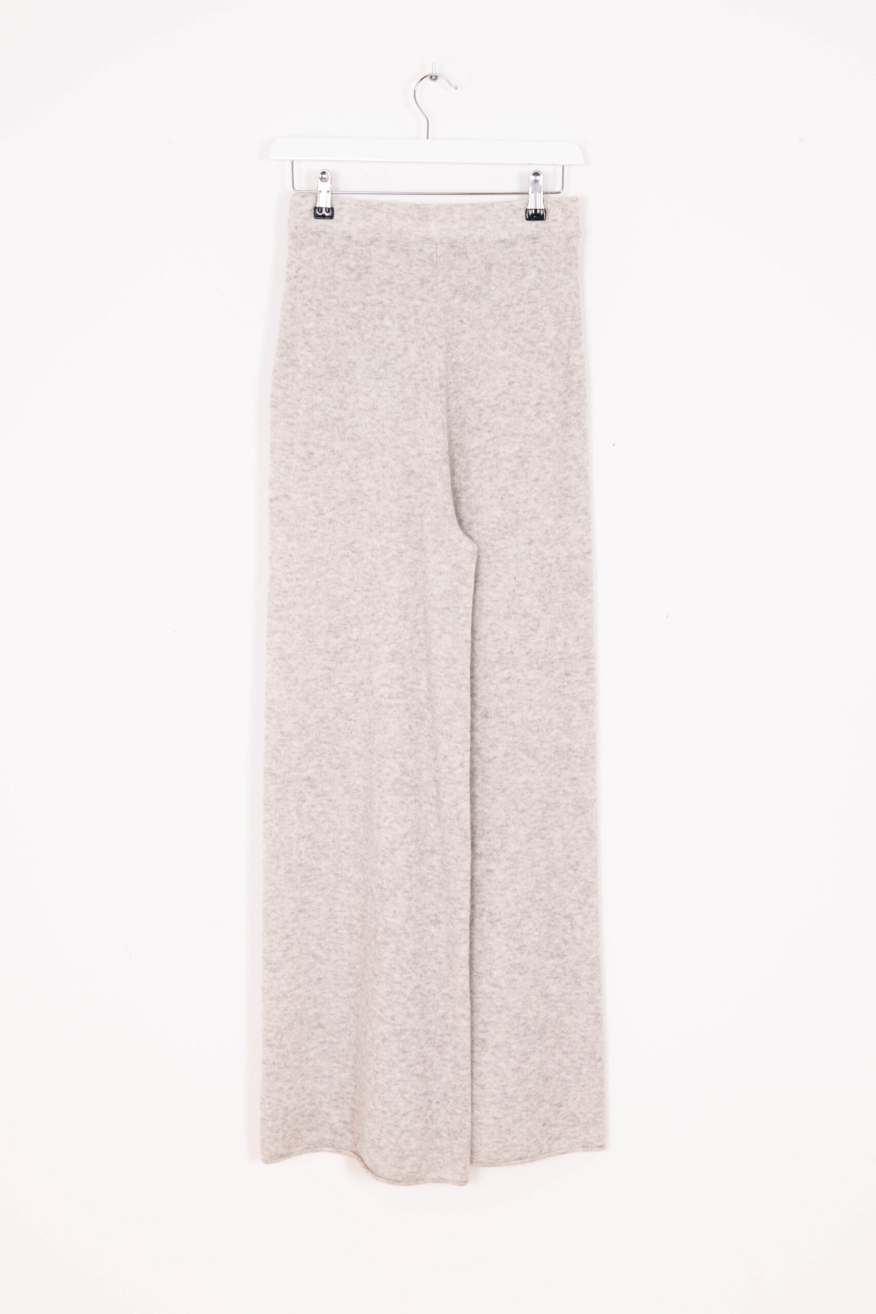 Iris Von Arnim Strickhose aus Kaschmir in Hellgrau