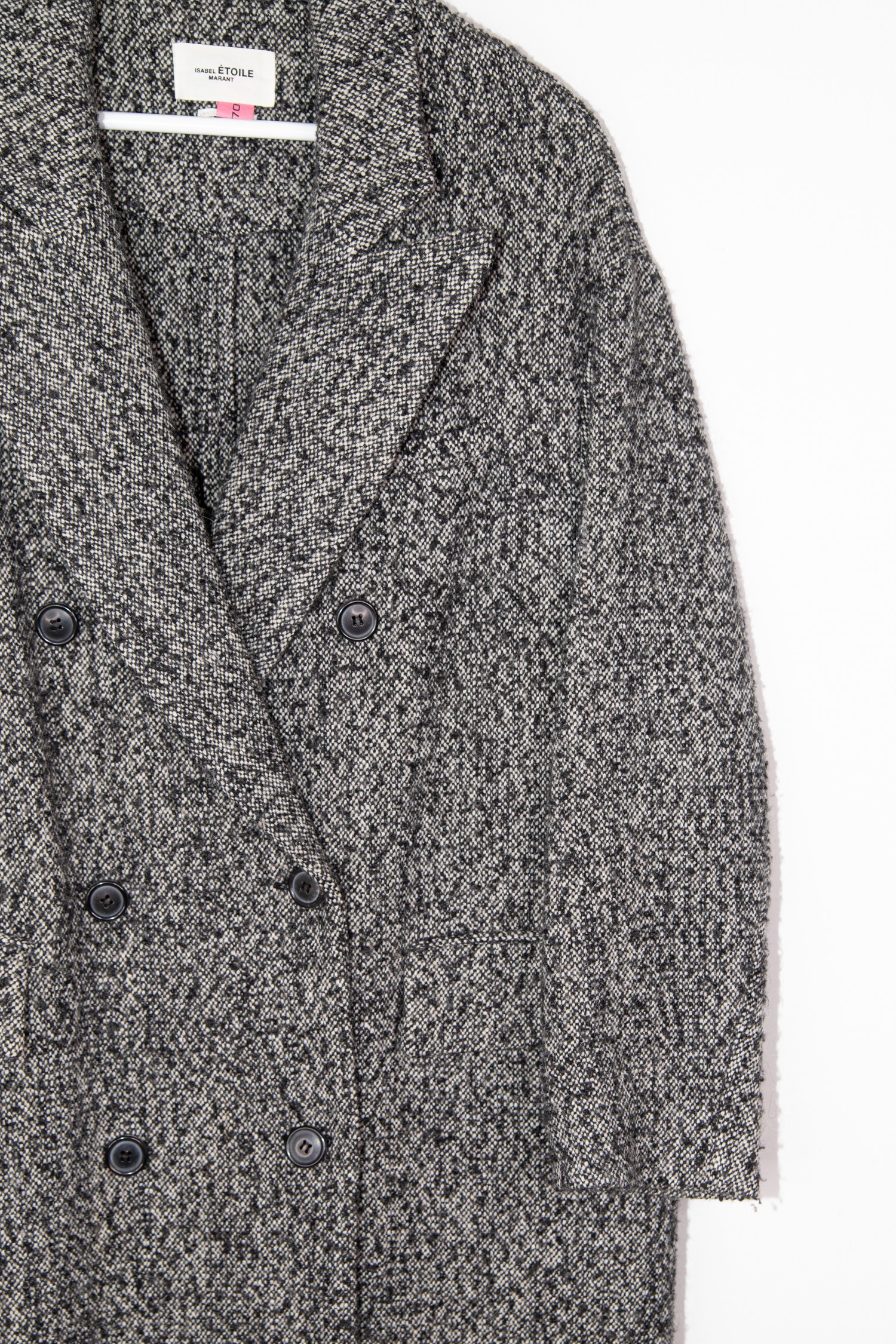 Isabel Marant Étoile Mantel in Schwarz und Weiß