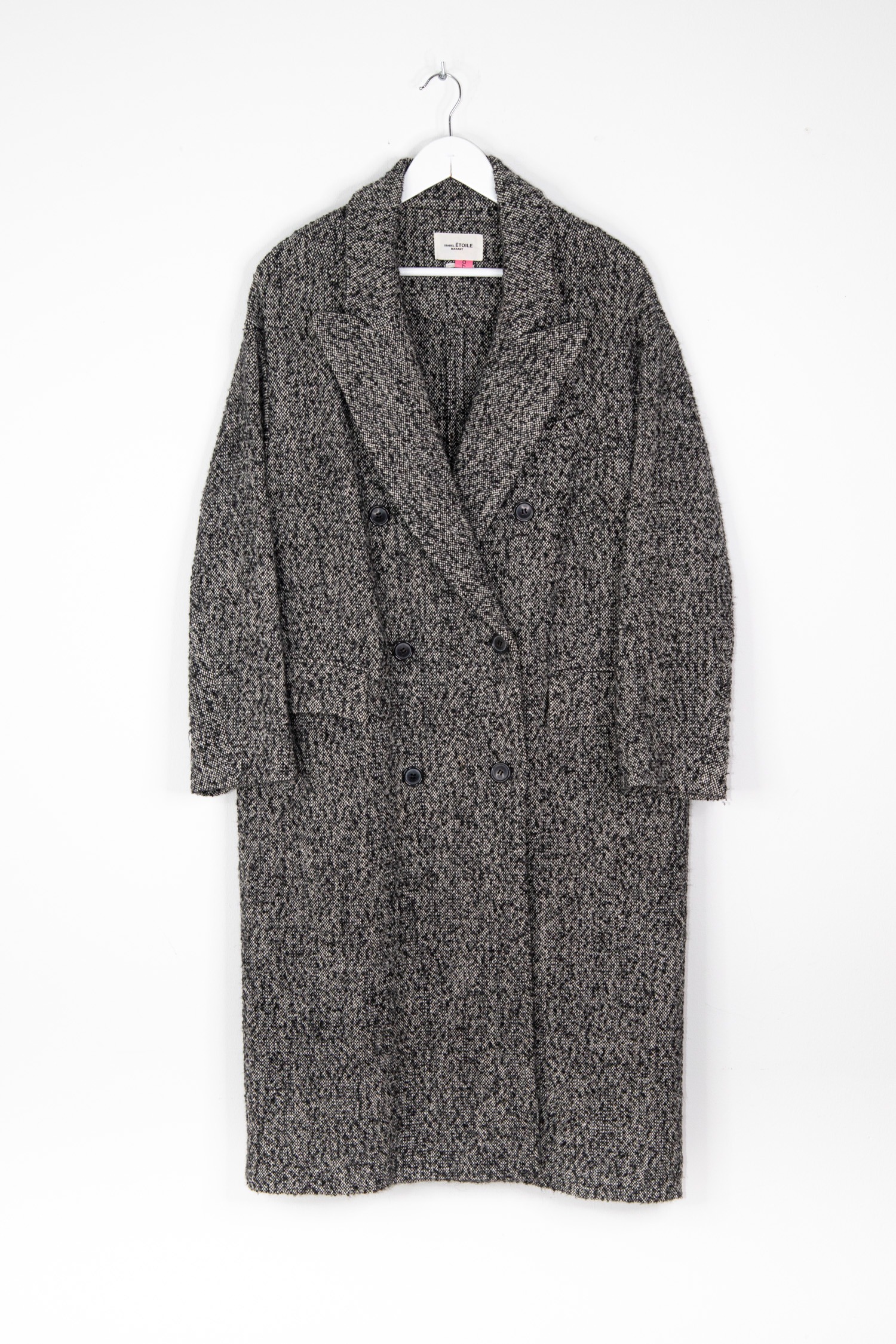 Isabel Marant Étoile Mantel in Schwarz und Weiß