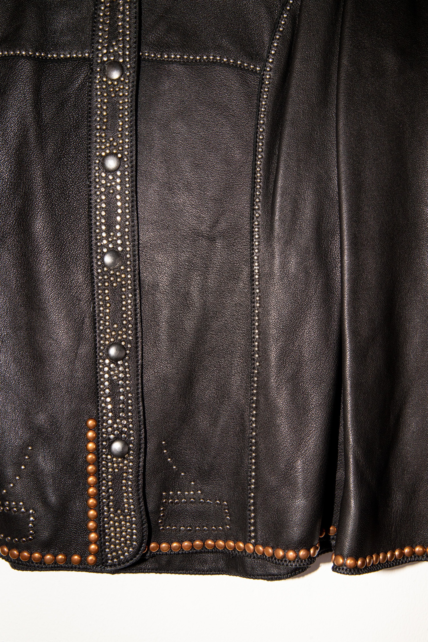 Isabel Marant "Blizzy" Lederjacke mit Nieten