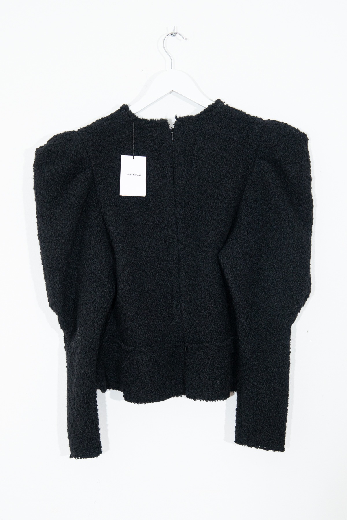 Isabel Marant "Giamili Bouclé" Oberteil in Schwarz