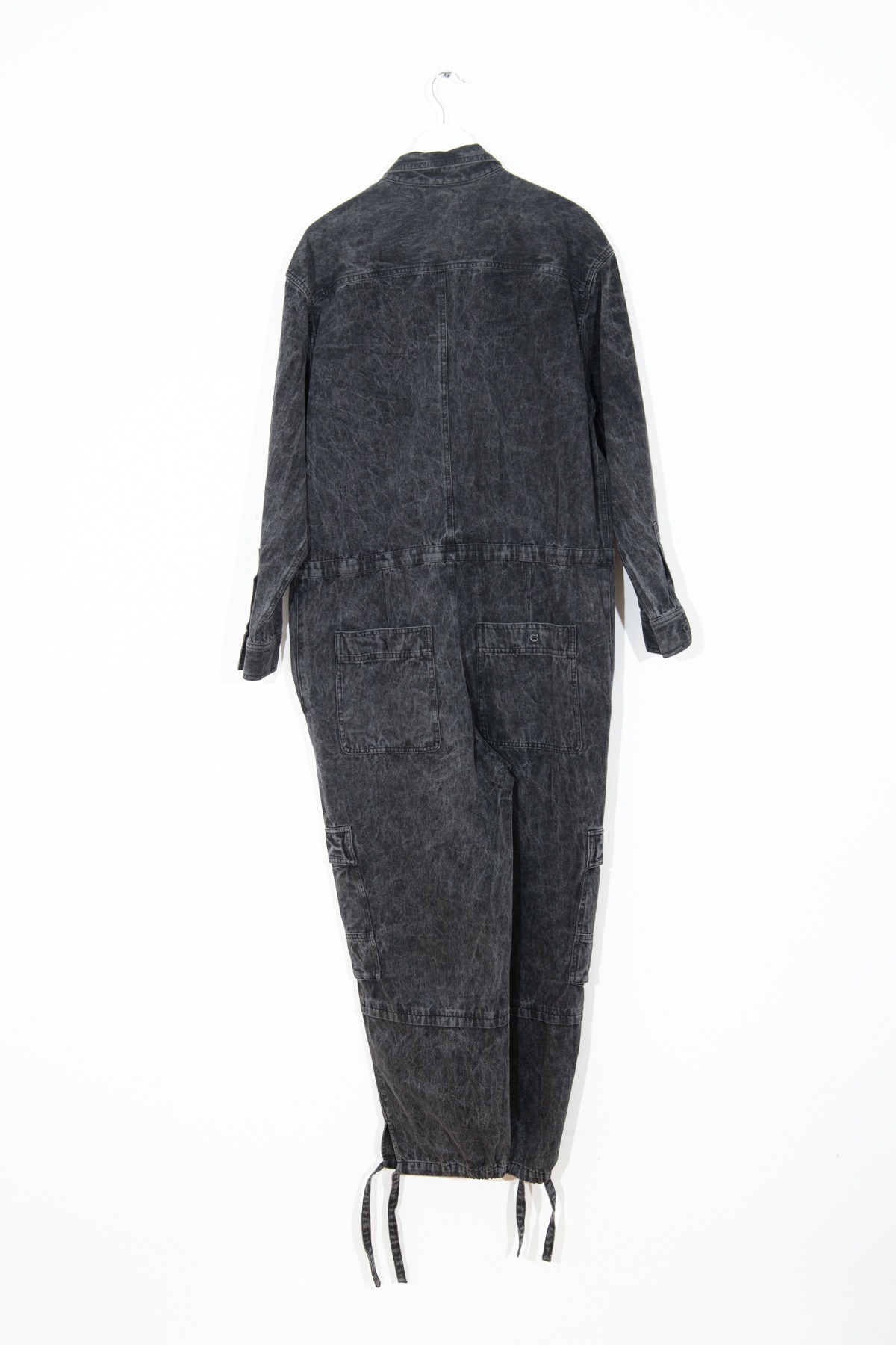 Marant Etoile "Idany" Overall aus Denim in Anthrazit und Grau