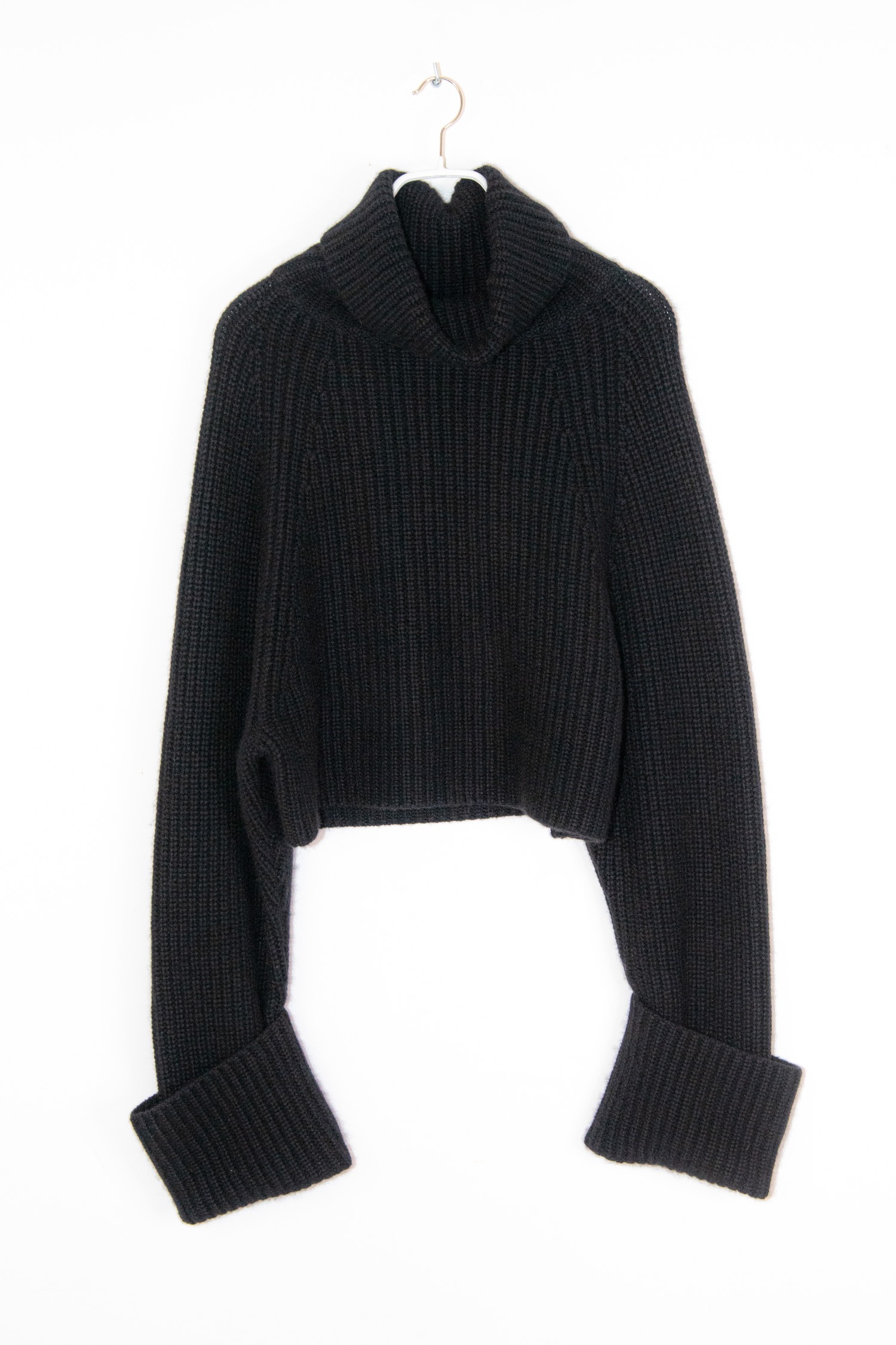 Jacob Lee Strickpullover mit Rollkragen in Schwarz