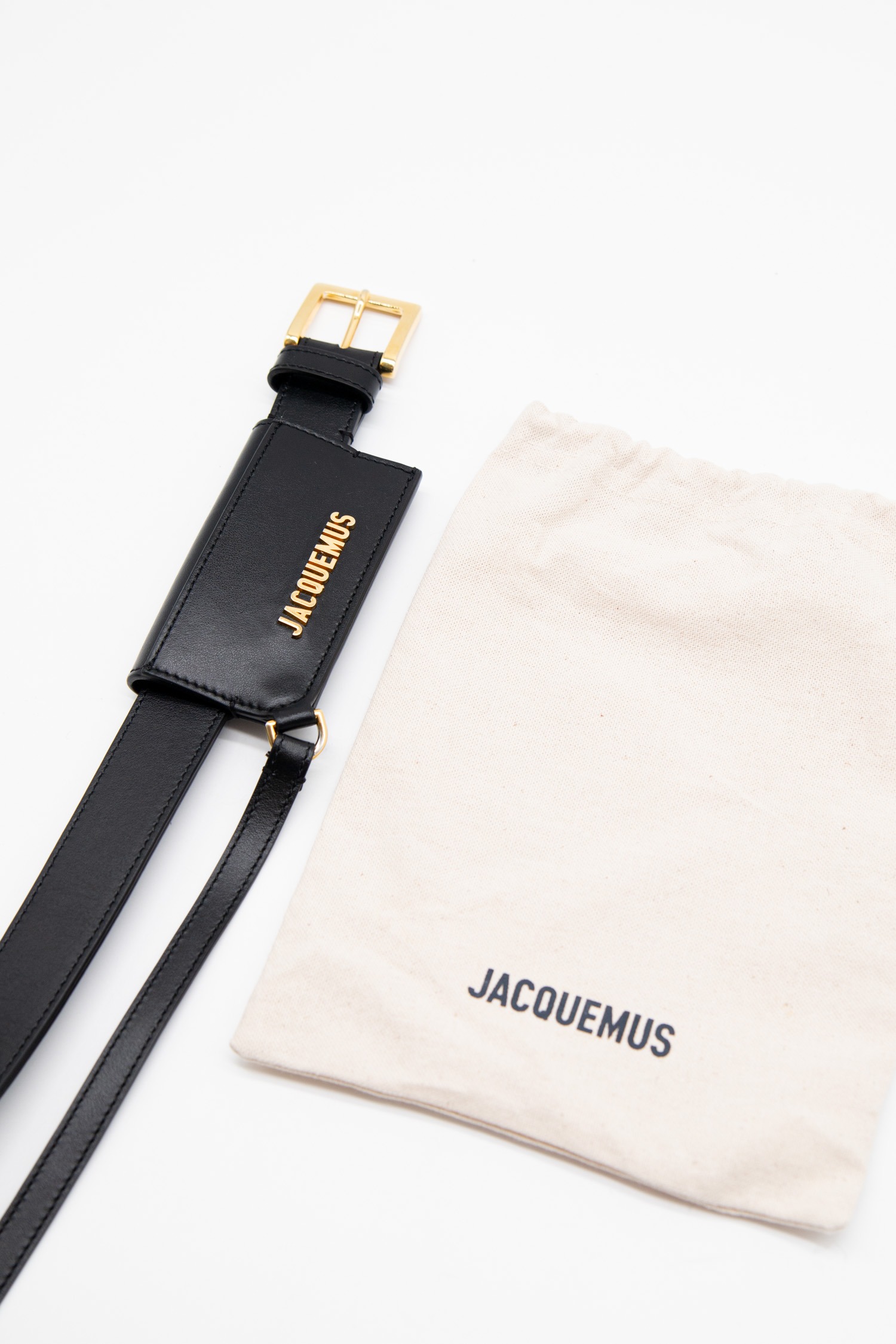 Jacquemus "Le Porte Ceinture" Gürteltasche in Schwarz