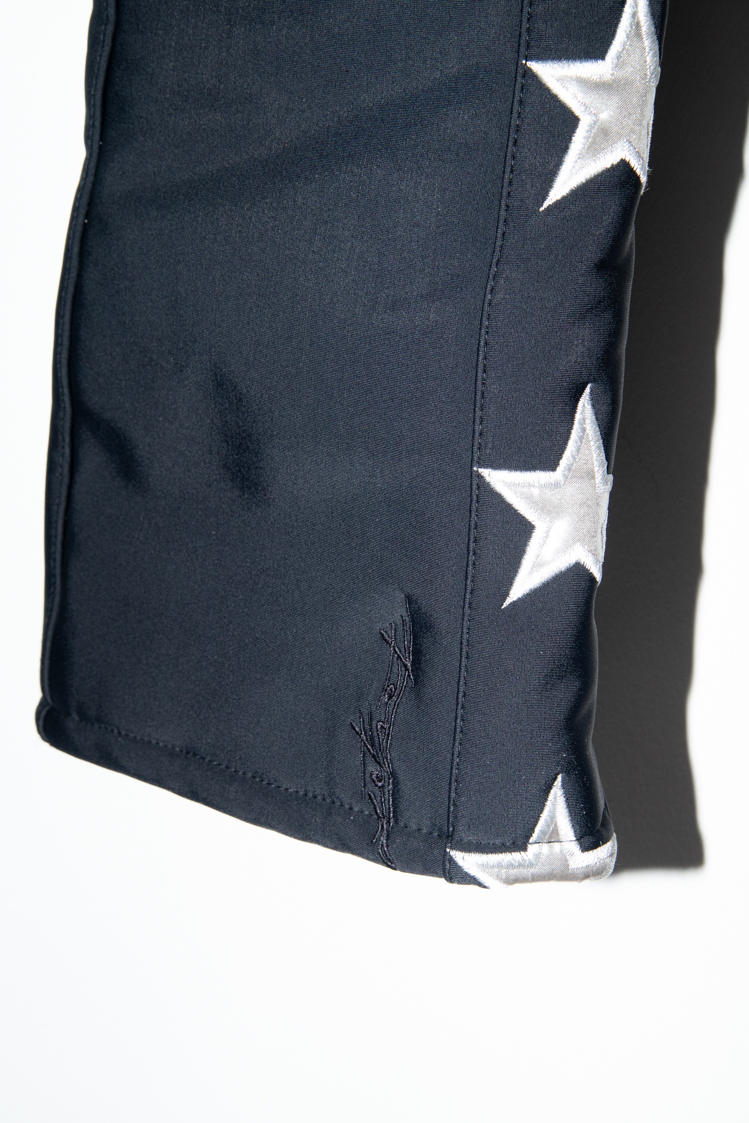 Jet Set "Tiby Silver" Skihose mit Sternen in Schwarz und Silber