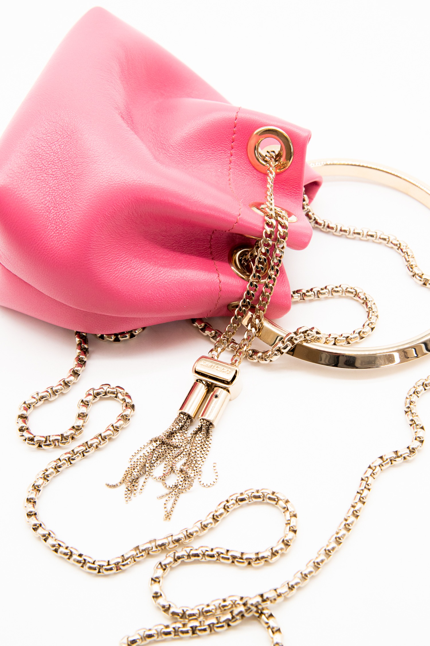 Jimmy Choo "Micro Bon Bon" Handtasche in Pink