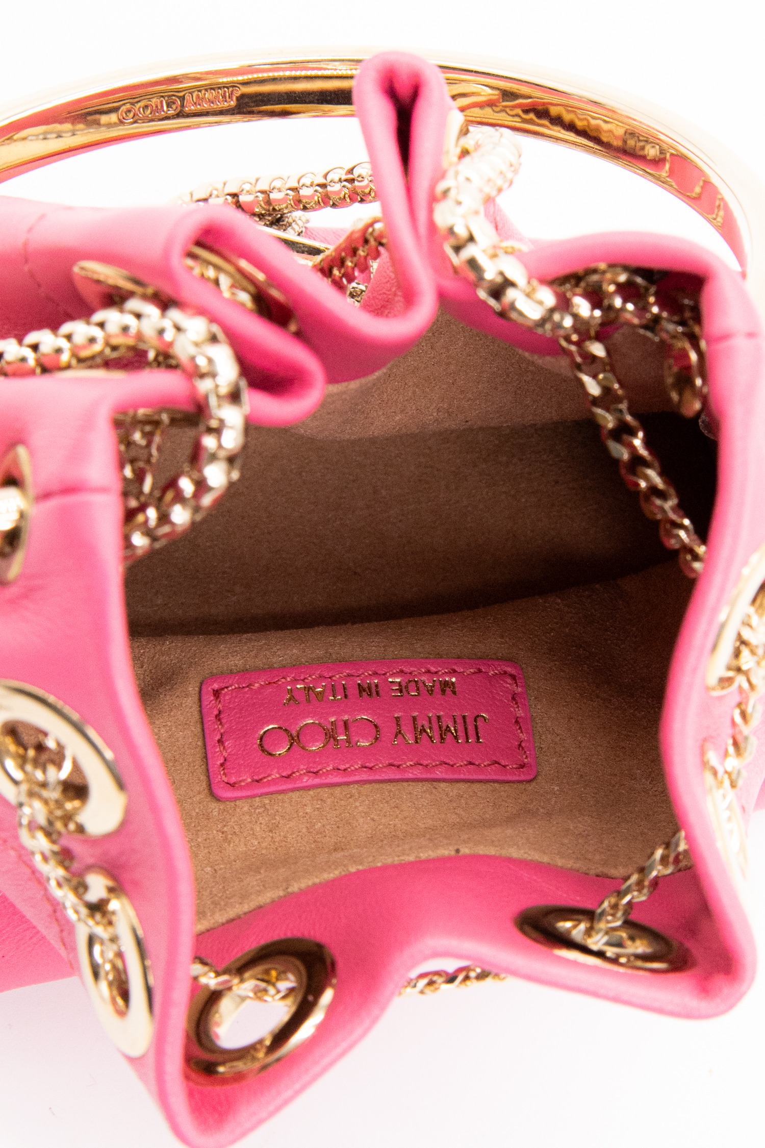 Jimmy Choo "Micro Bon Bon" Handtasche in Pink
