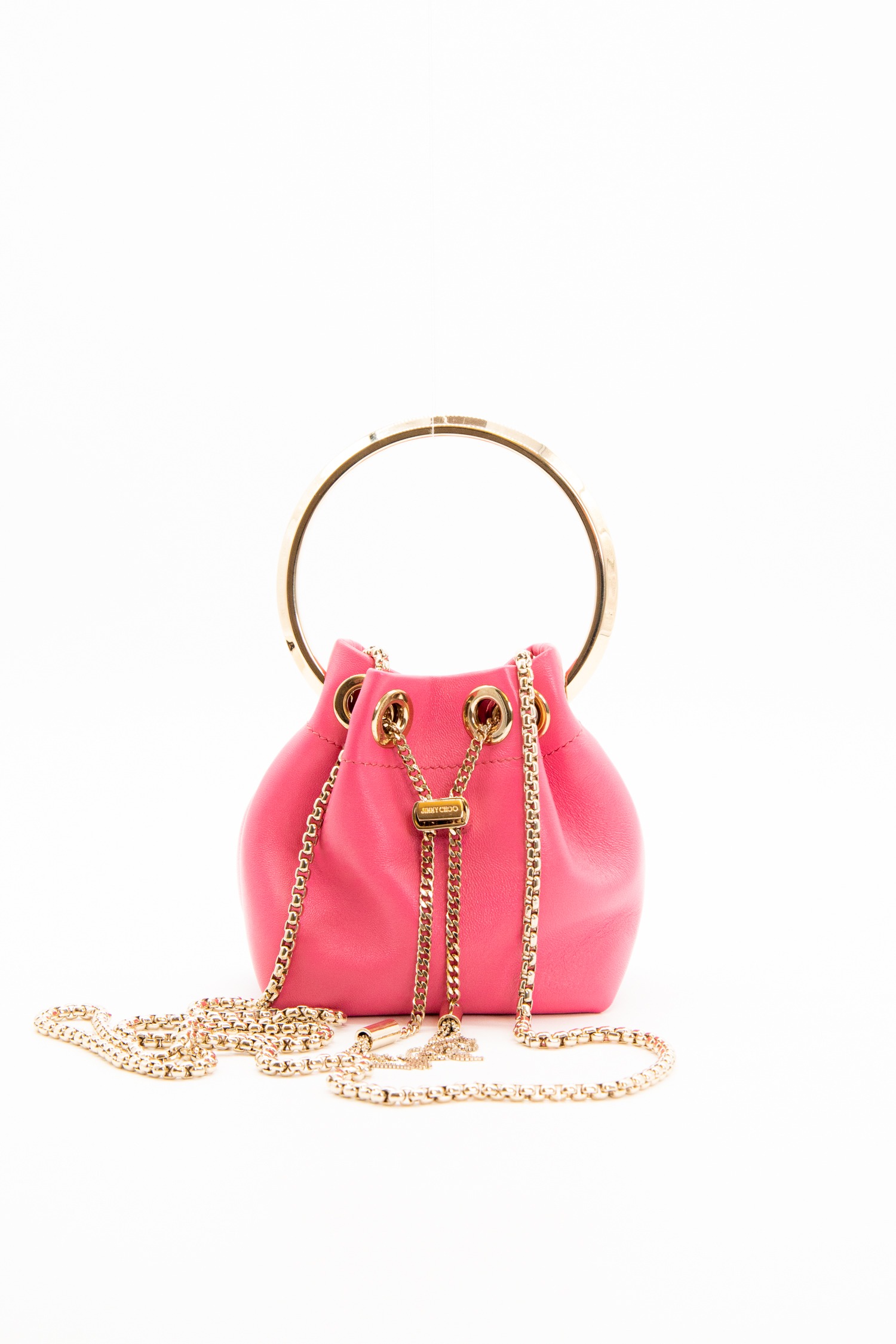 Jimmy Choo "Micro Bon Bon" Handtasche in Pink
