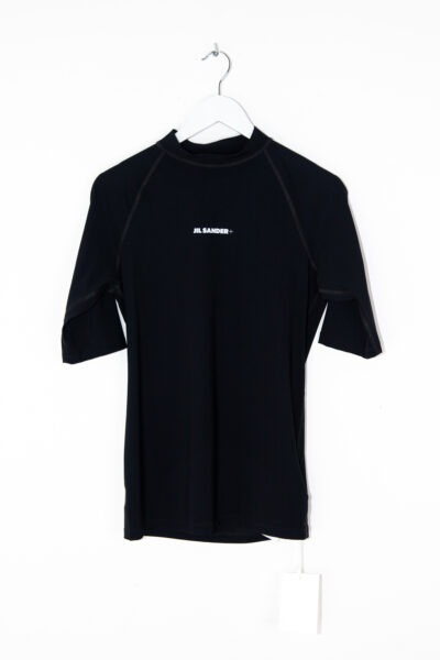 Jil Sander "Surf Top" T-Shirt in Schwarz