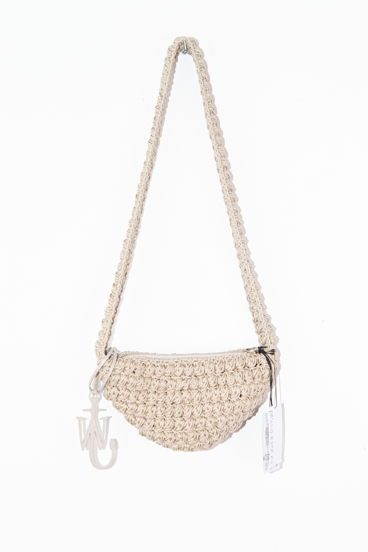 JW Anderson "Popcorn" Umhängetasche in Beige