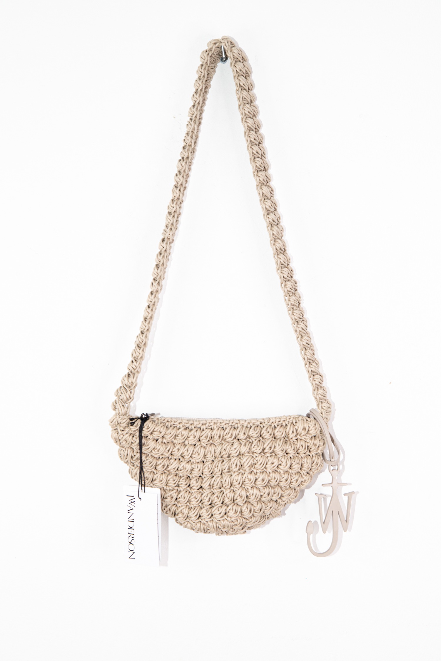 JW Anderson "Popcorn" Umhängetasche in Beige