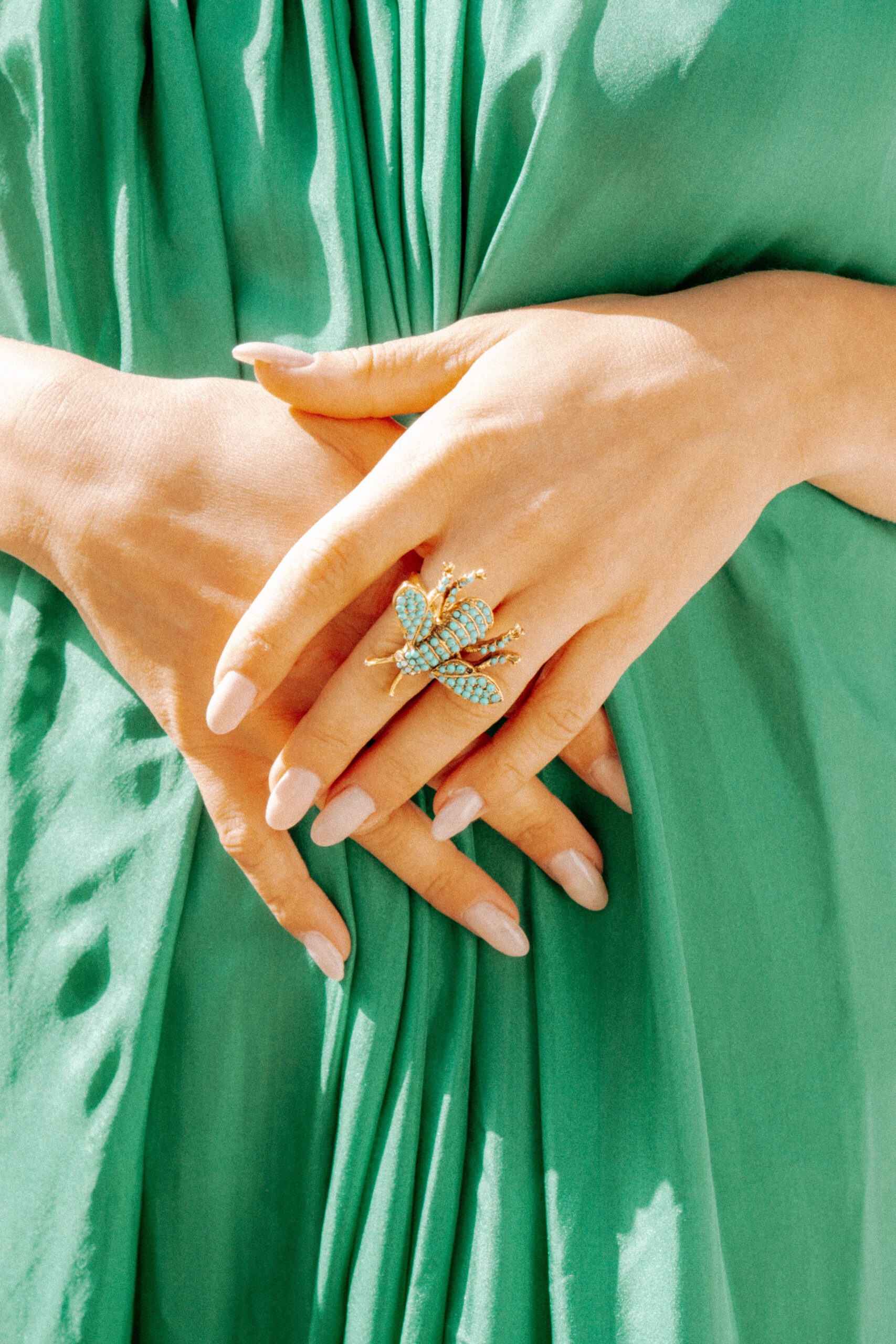 Kenneth Jay Lane Ring mit Insektenmotiv