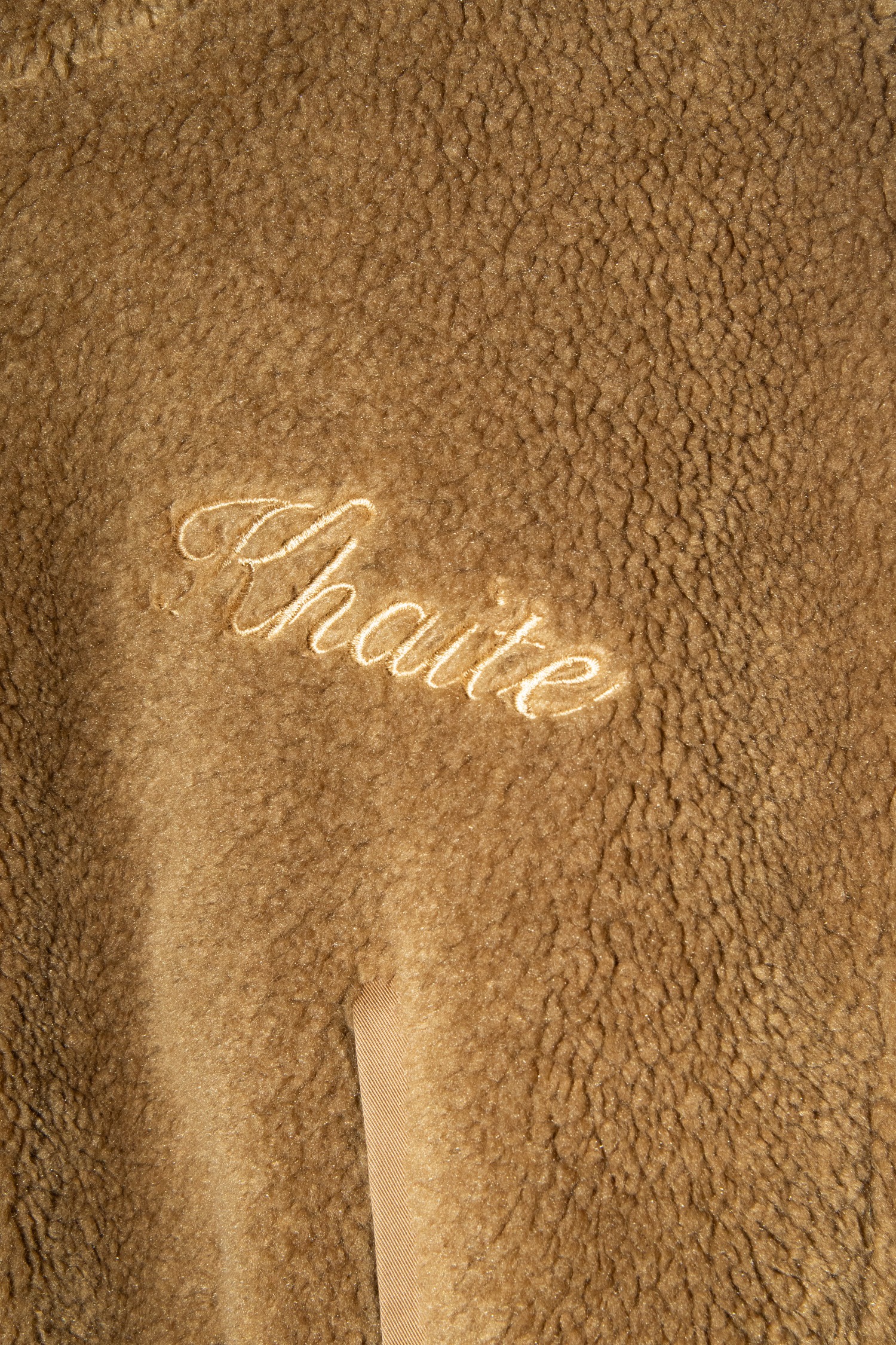 Khaite "Persha" Blouson aus Webpelz in Khaki