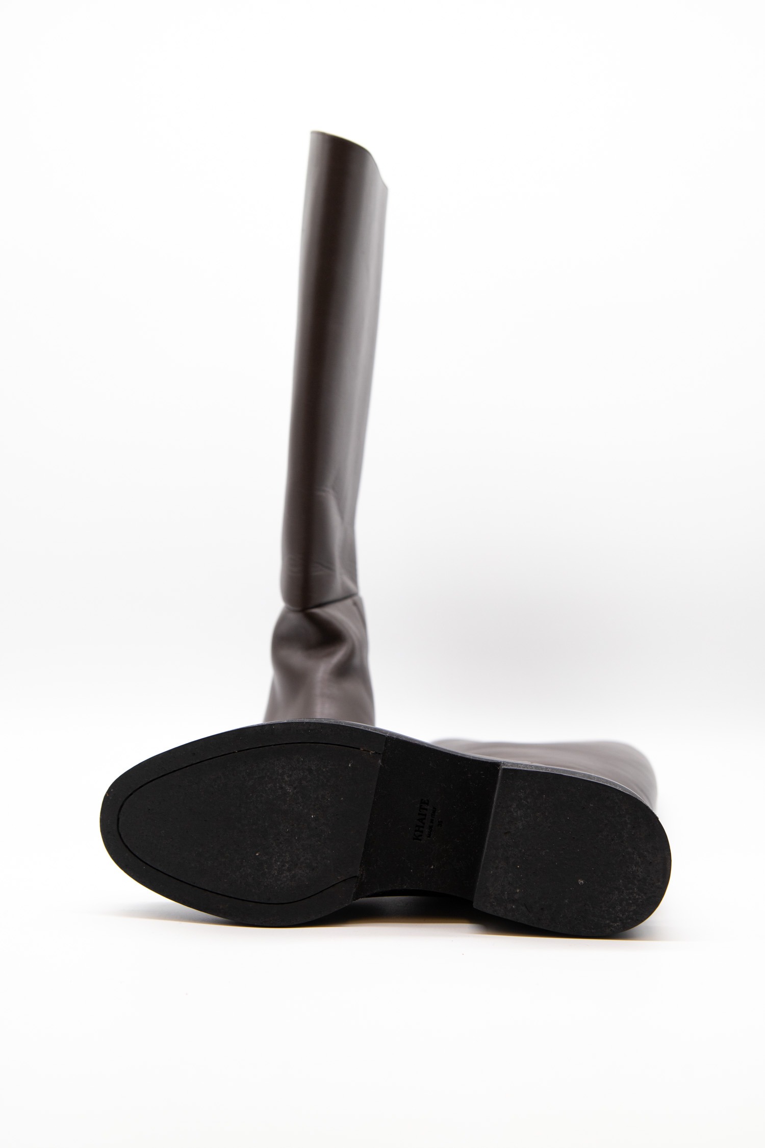 Khaite "Derby Boots" Stiefel in Dunkelbraun