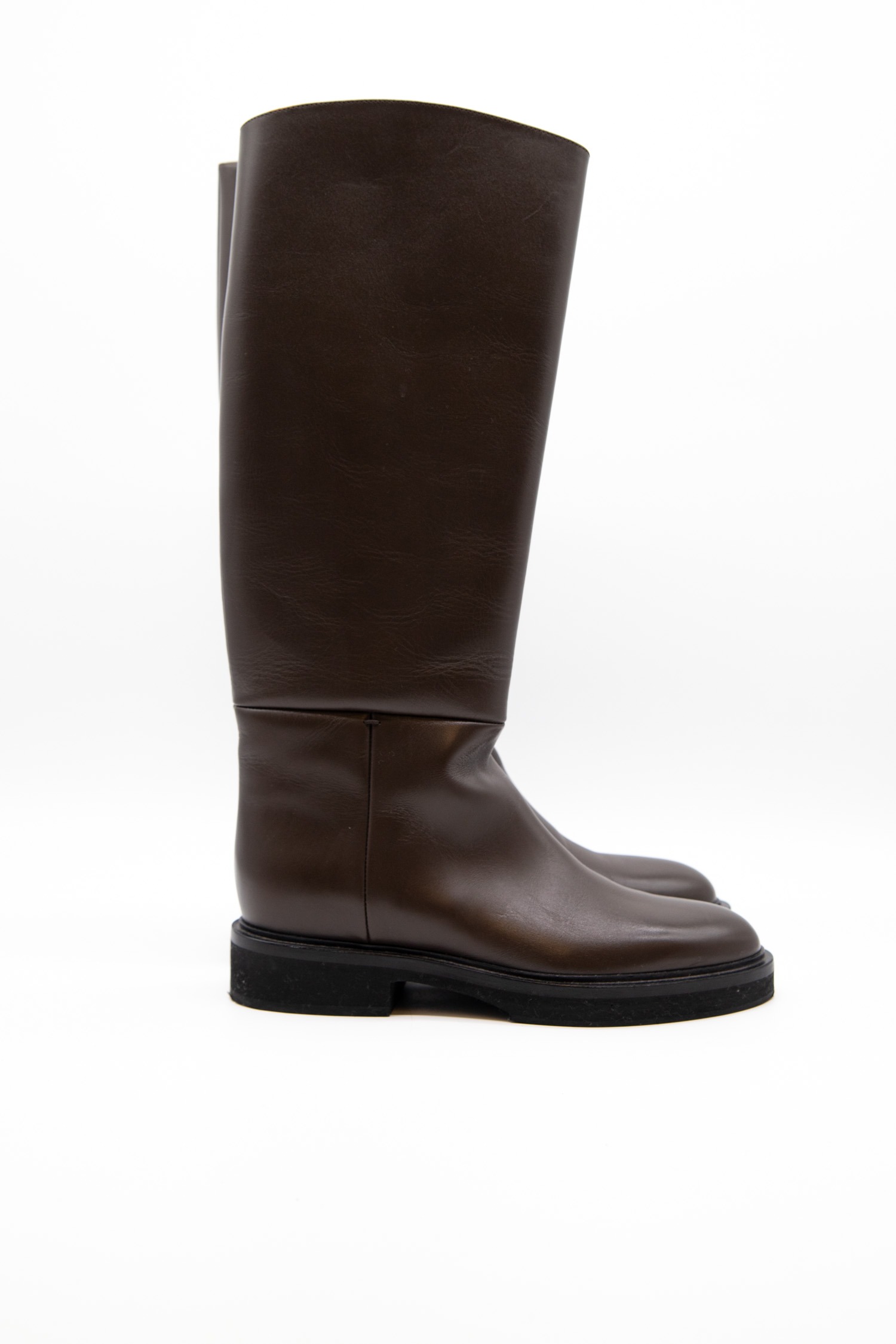 Khaite "Derby Boots" Stiefel in Dunkelbraun