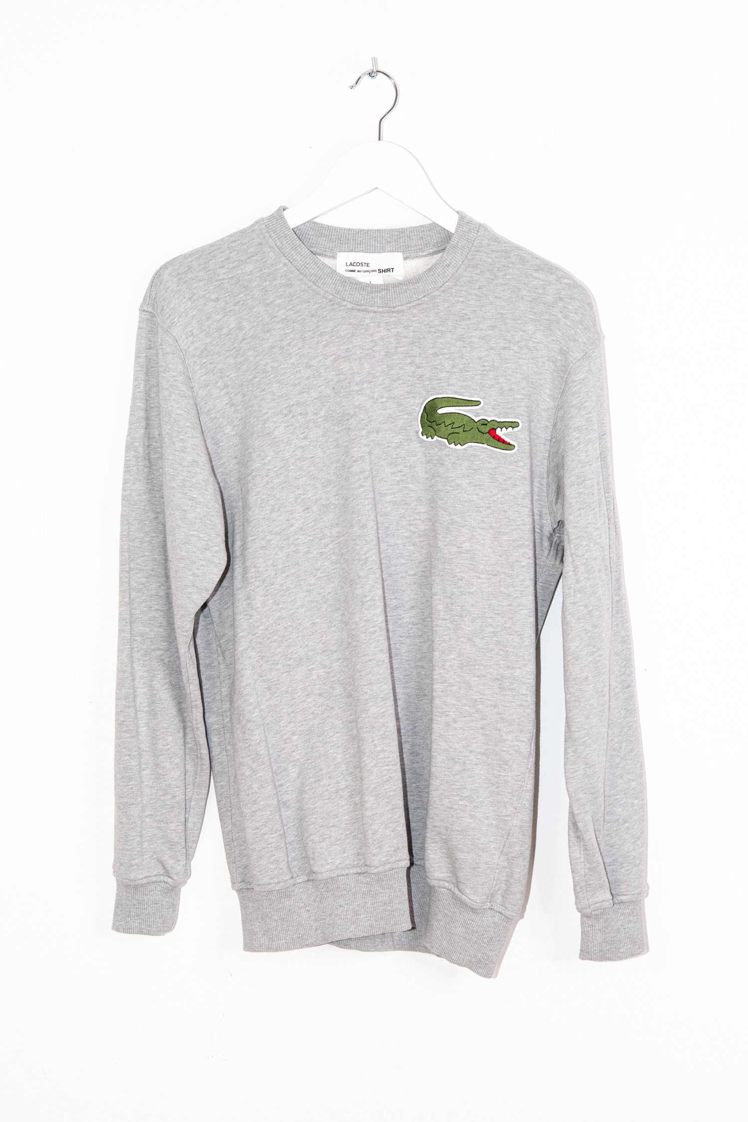 Comme des Garçons x Lacoste Sweater in Hellgrau
