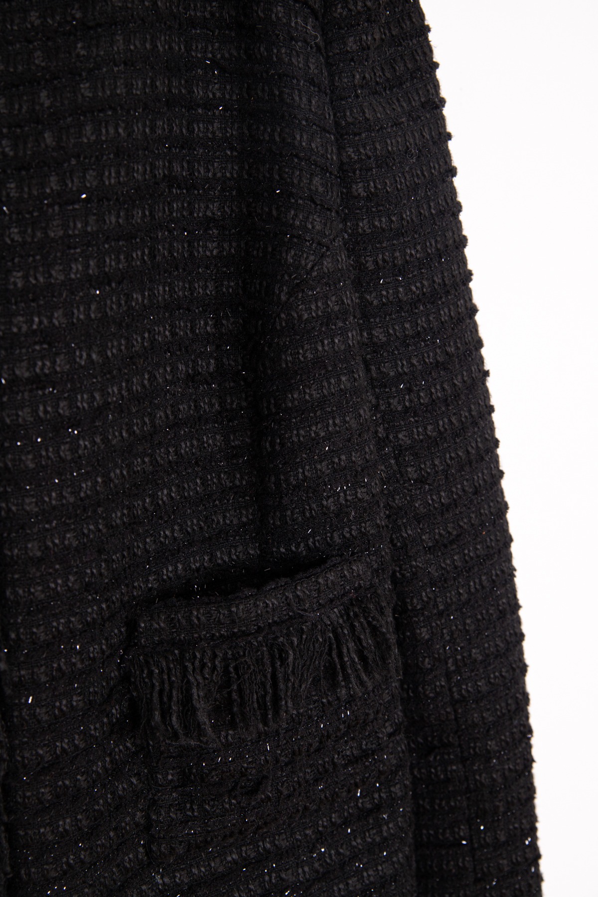 L'Agence "Angelina" Bouclé-Blazer in Schwarz