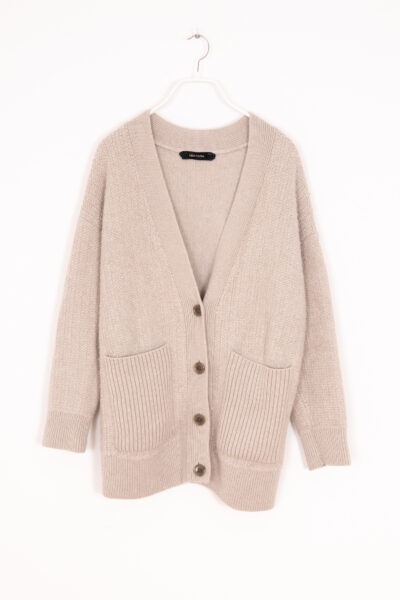 Lisa Yang Strickjacke aus Kaschmir in Hellbeige