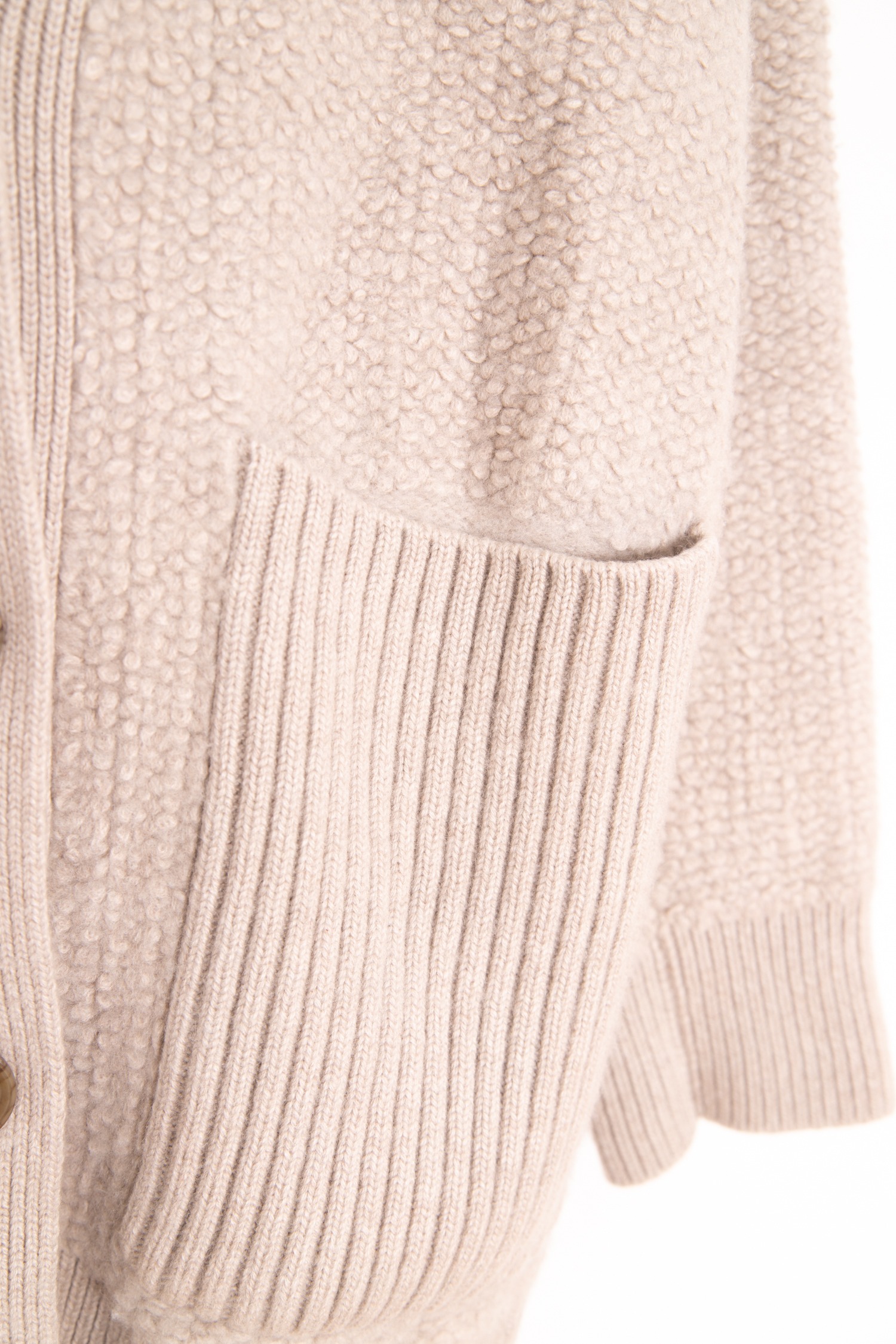 Lisa Yang Strickjacke aus Kaschmir in Hellbeige