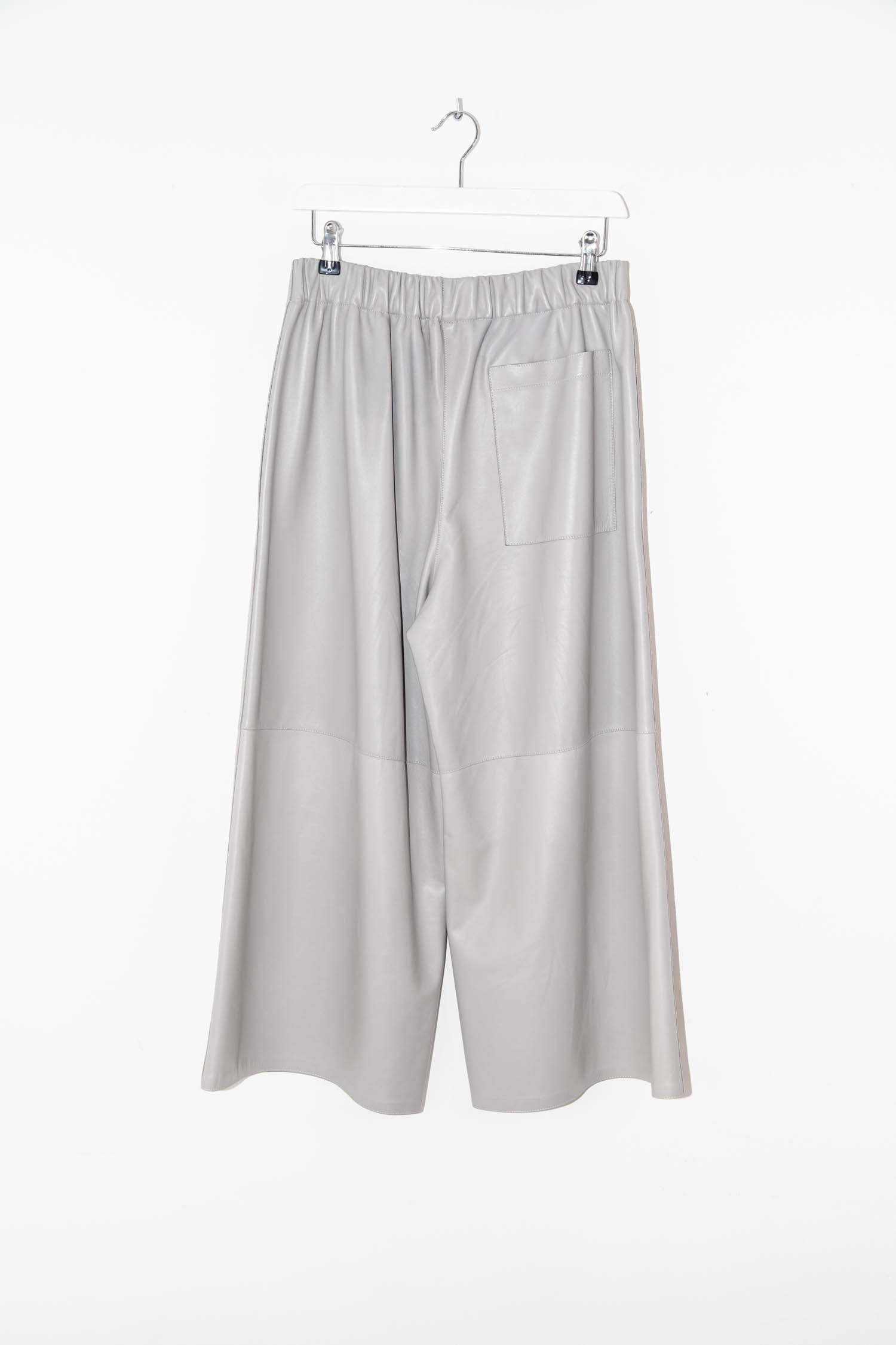 Loewe Culotte Lederhose in Hellgrau