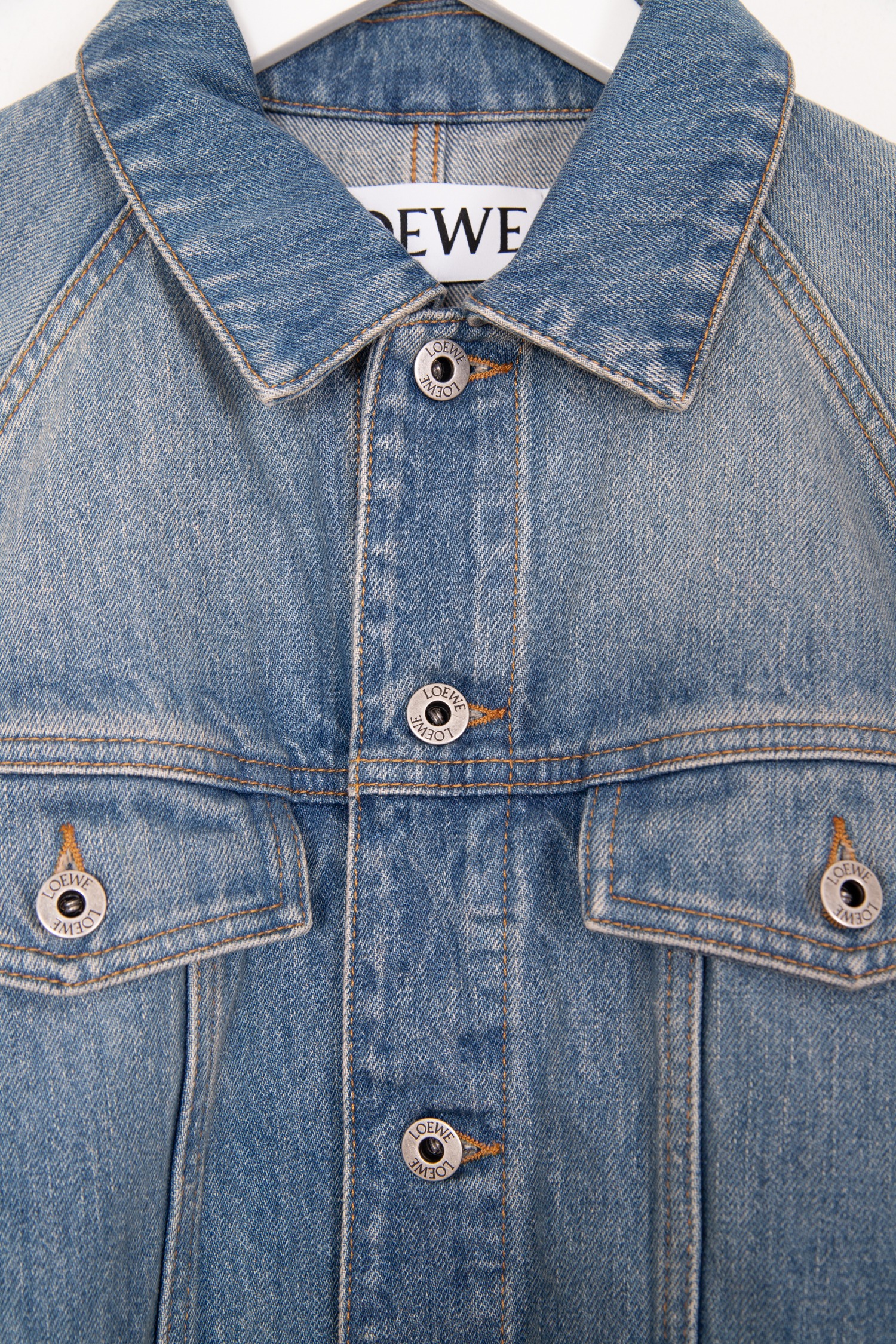 Loewe "Trapeze" Jeansjacke in Blau