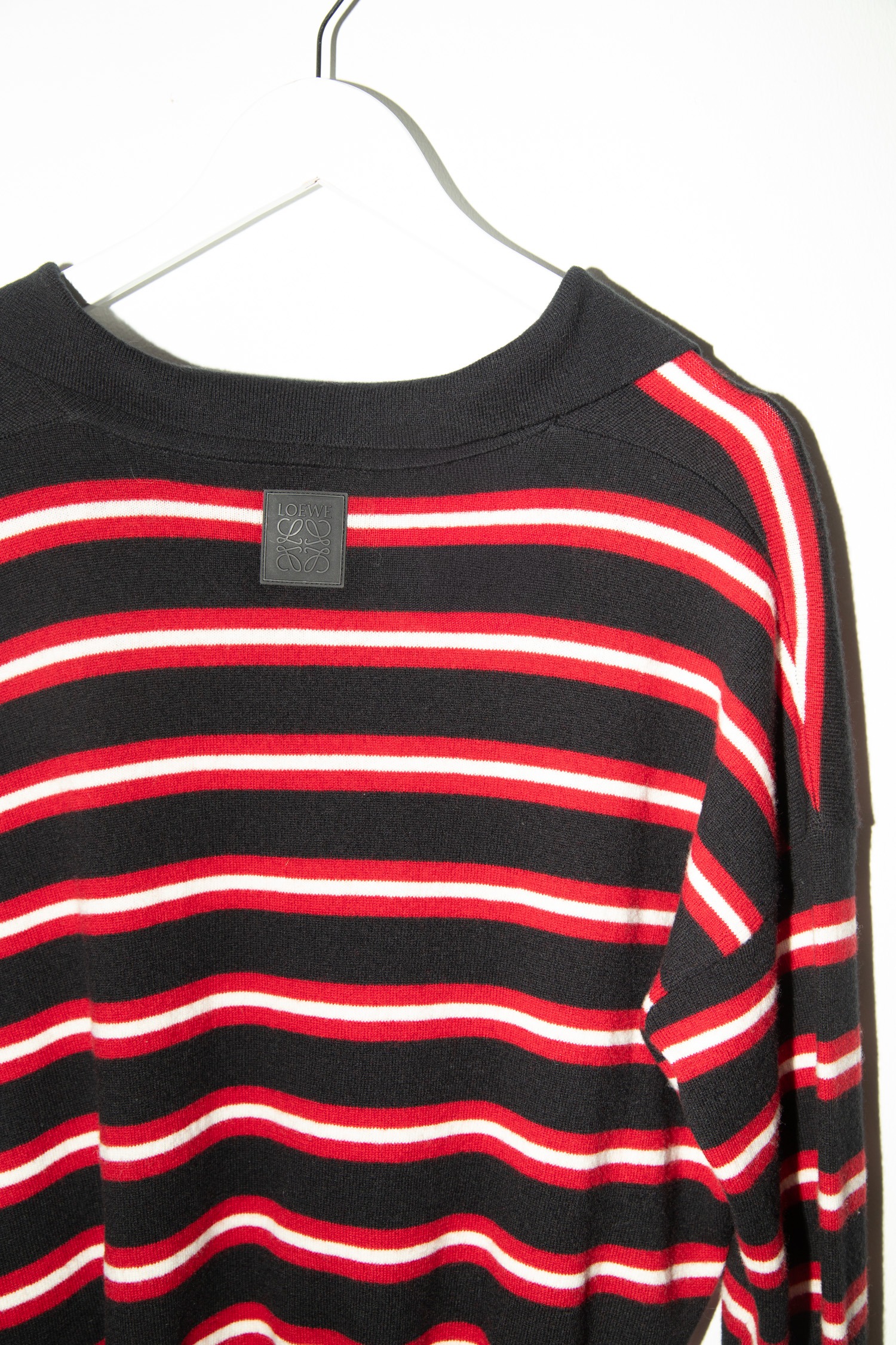 Loewe Strickpullover mit Querstreifen