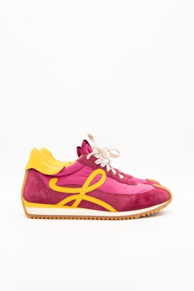 Loewe "Flow" Sneakers in Lila und Gelb