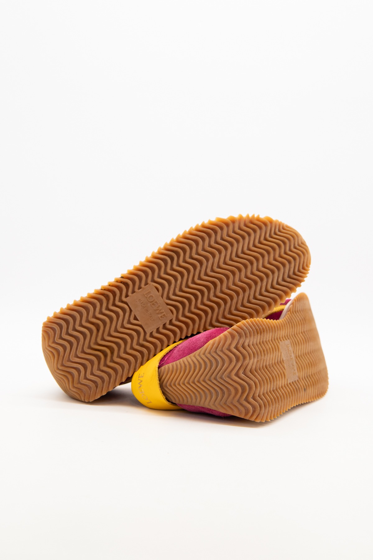 Loewe "Flow" Sneakers in Lila und Gelb