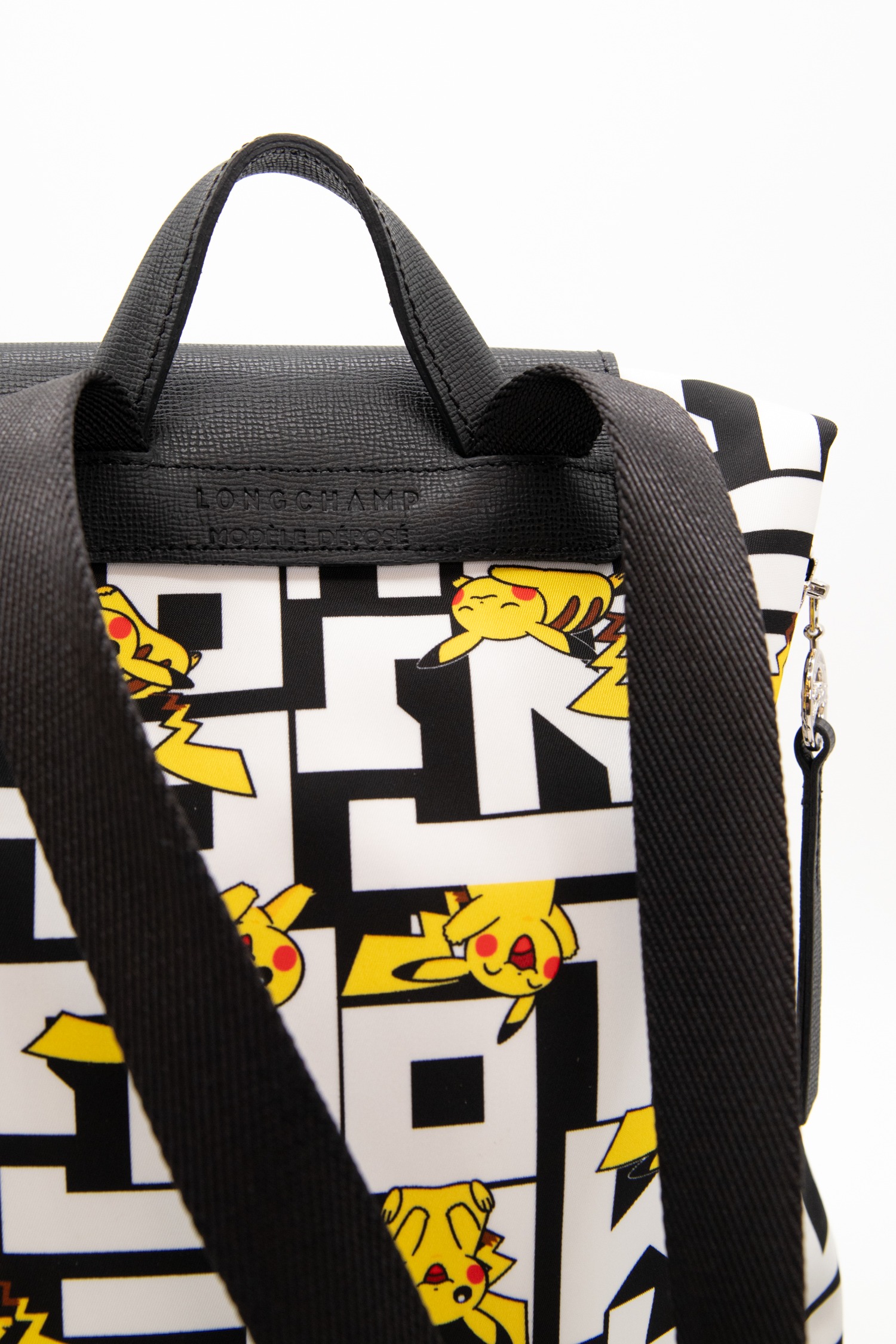 Longchamp x Pokémon "Le Pilage" Rucksack mit Pikachu