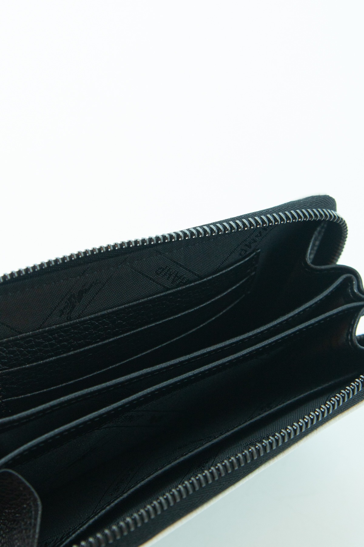 Longchamp Portemonnaie in Weiß und Schwarz