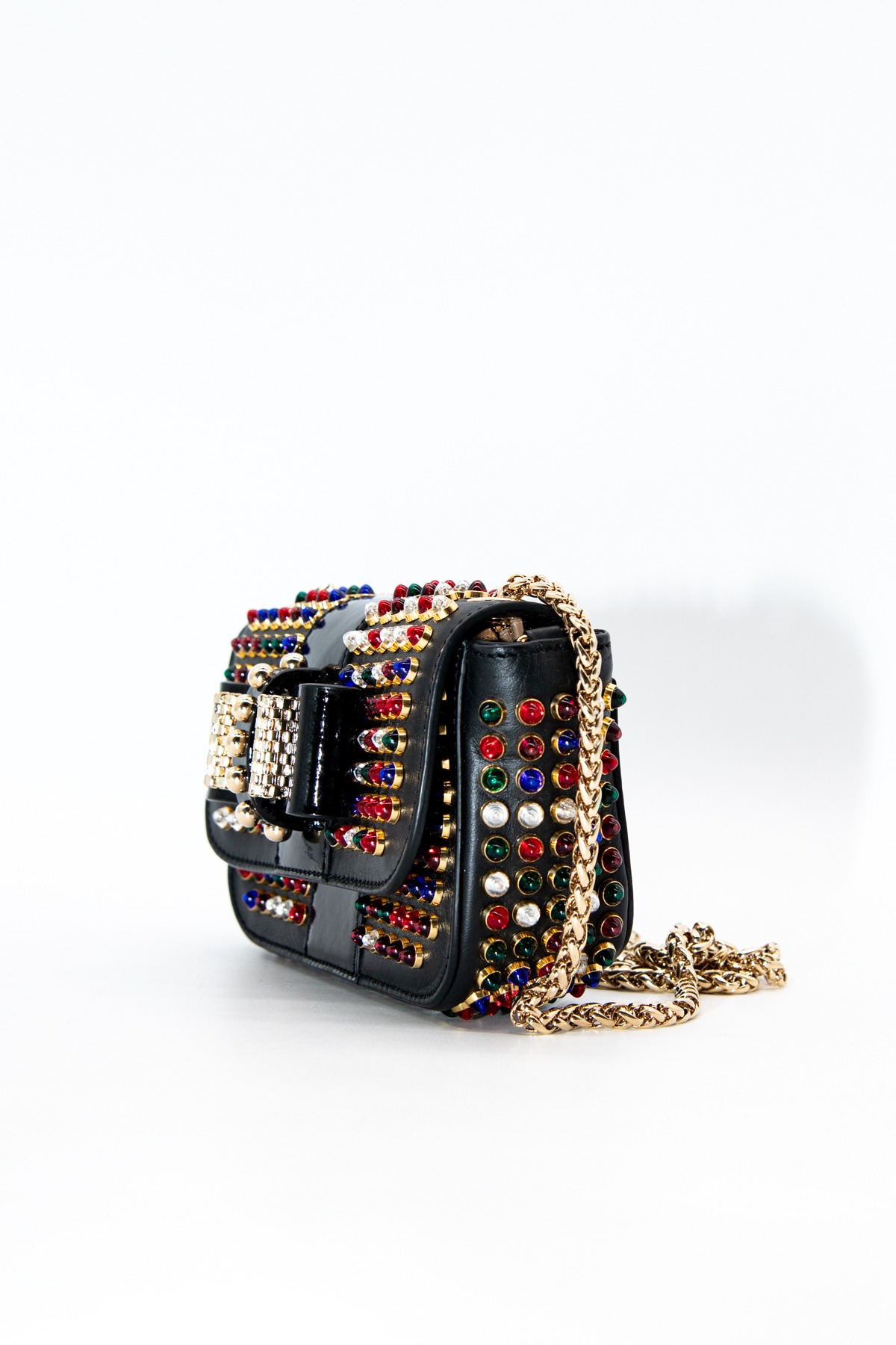 Christian Louboutin "Sweet Charity" Umhängetasche in Schwarz