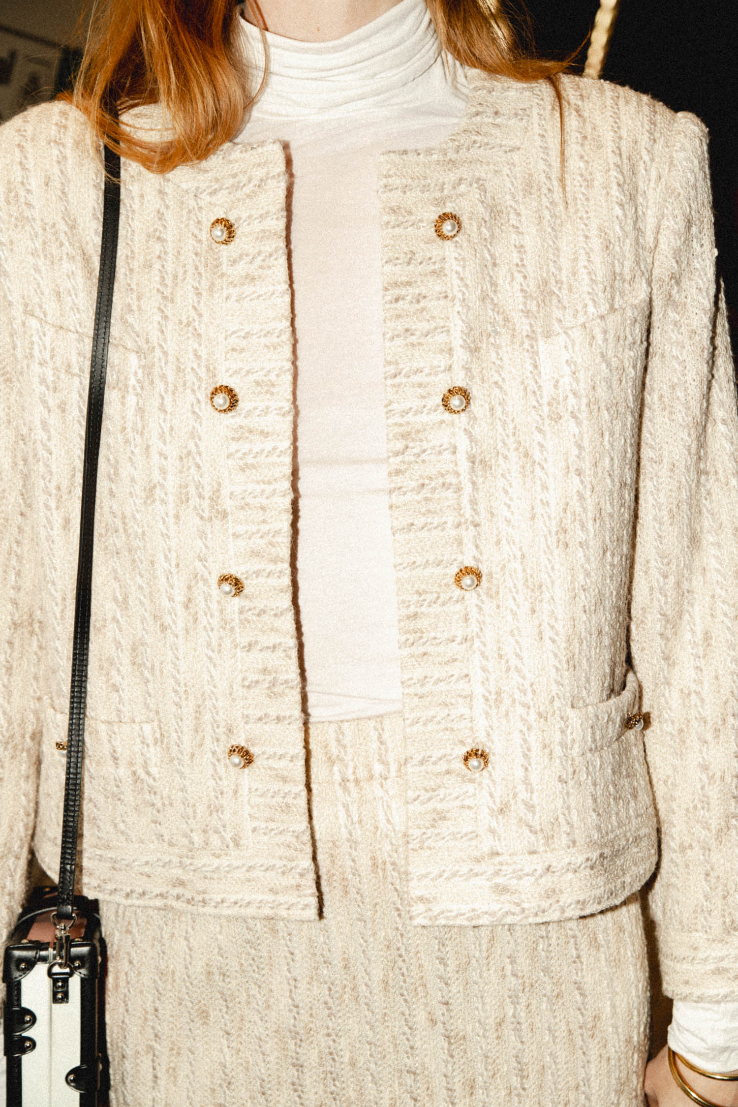 Louis Féraud Vintage Kostüm in Hellbeige
