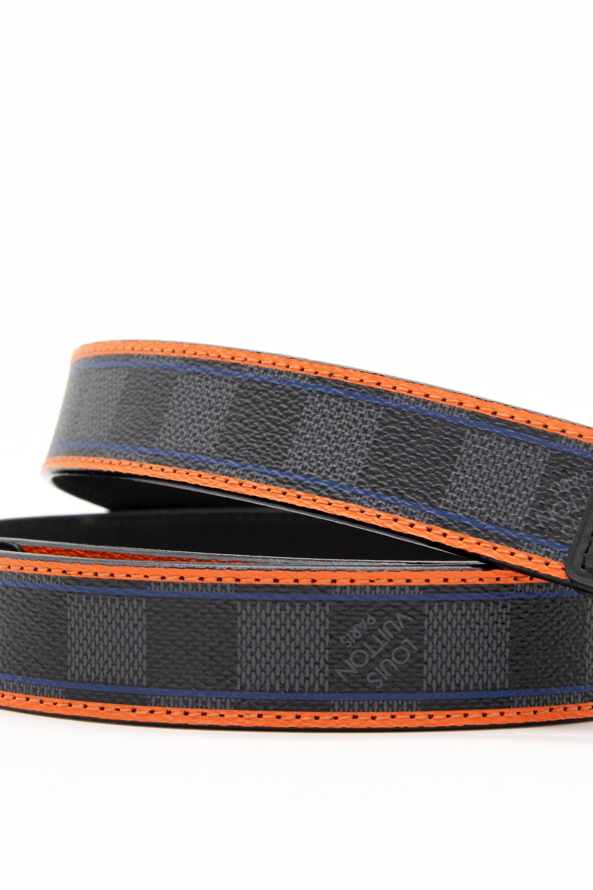 Louis Vuitton Gürtel in Schwarz, Silber und Bunt