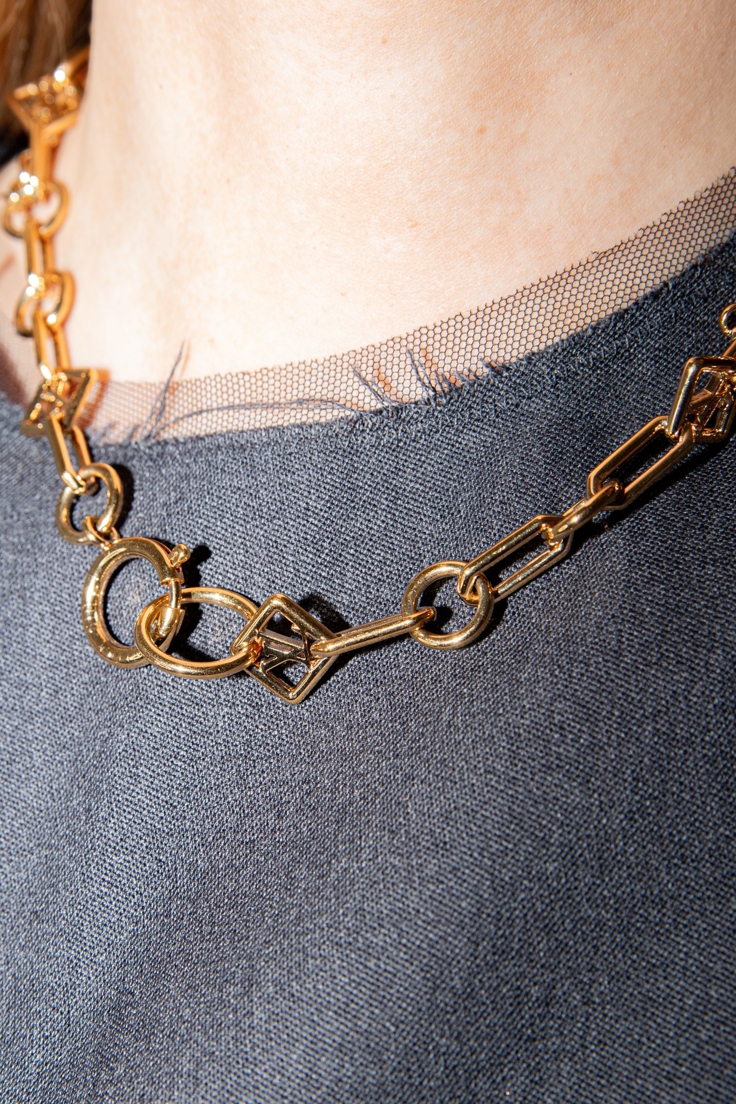 Louis Vuitton Halskette Im Layering-Look in Gold