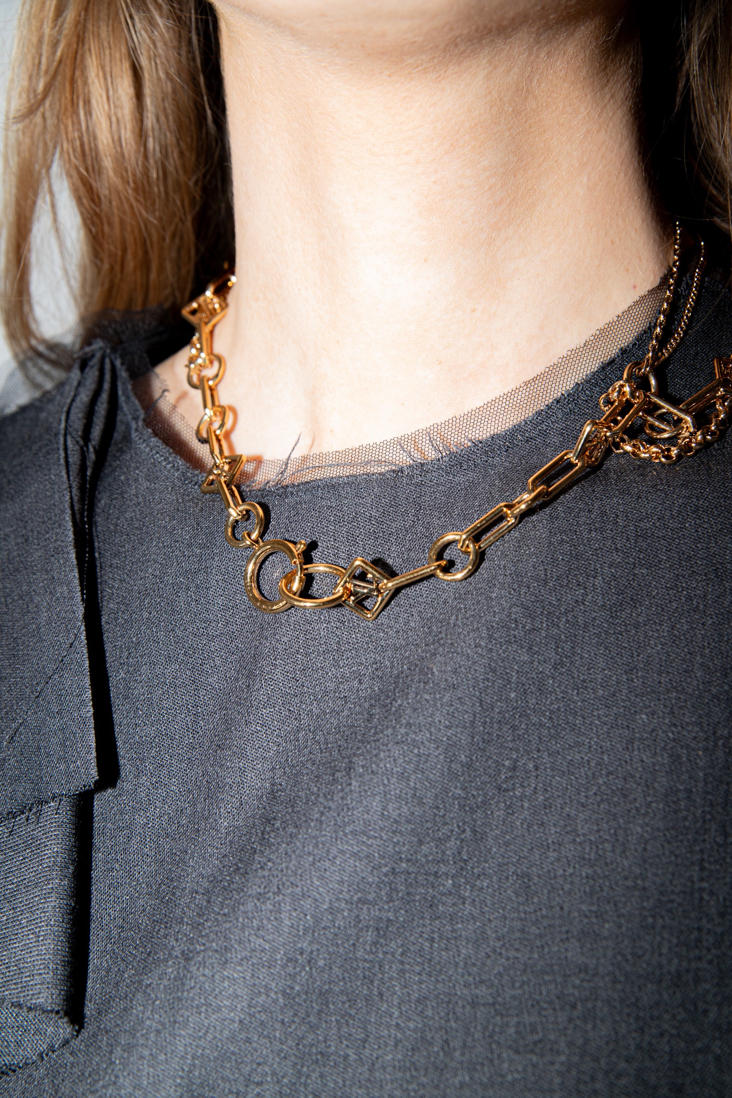 Louis Vuitton Halskette Im Layering-Look in Gold