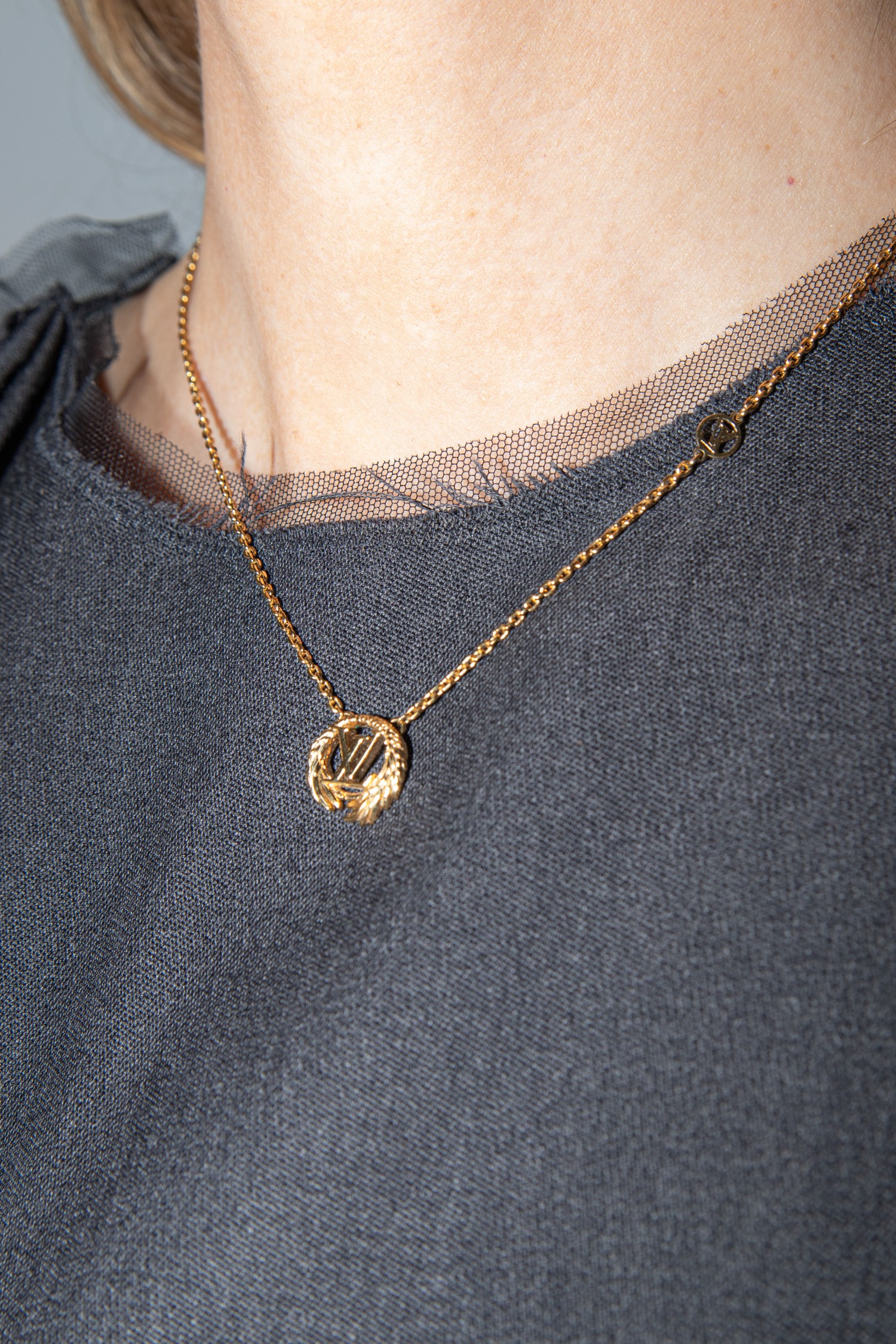 Louis Vuitton Halskette in Gold