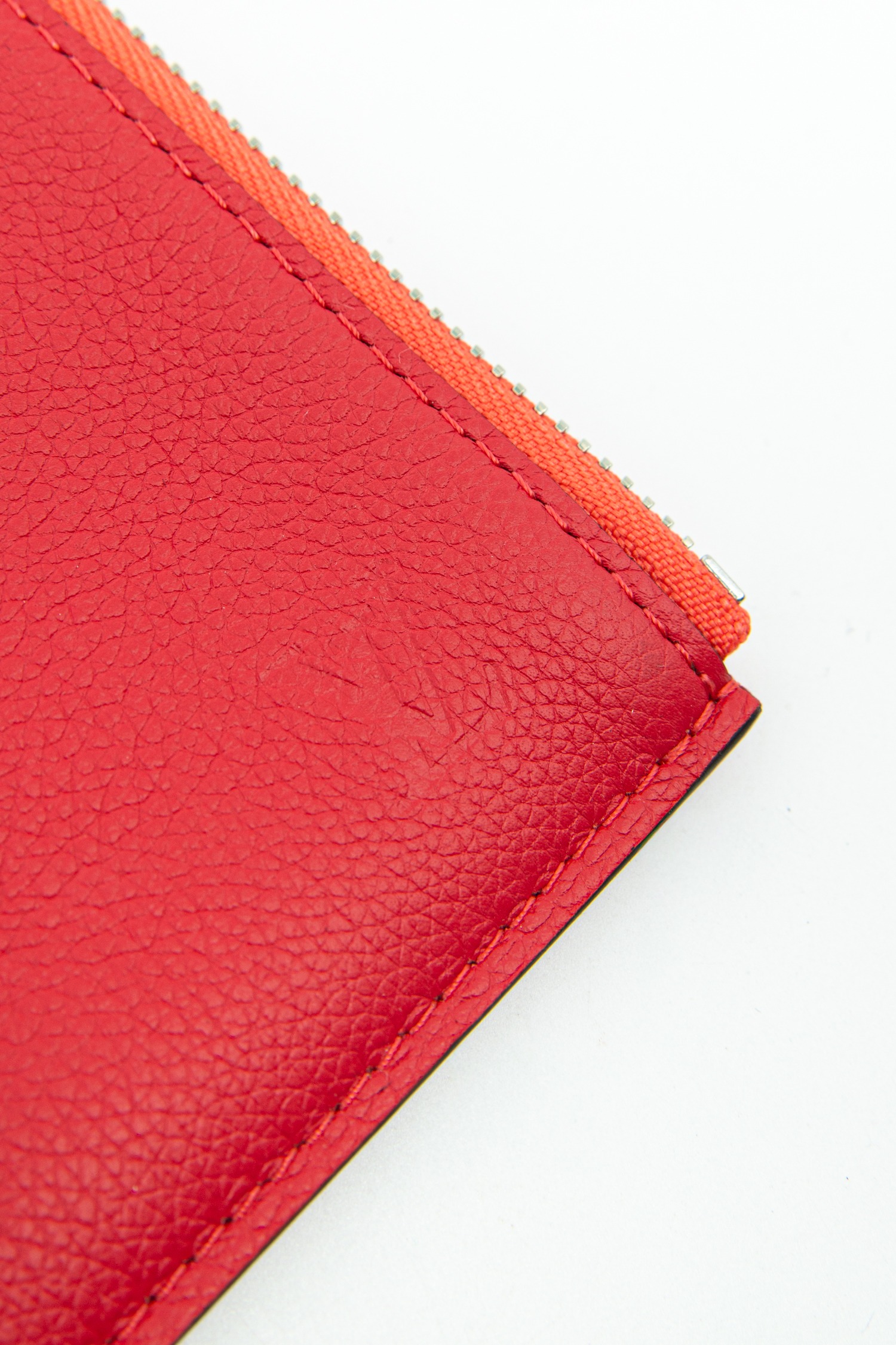 Louis Vuitton "Pochette Jour" Dokumentenmappe in Rot und Silber