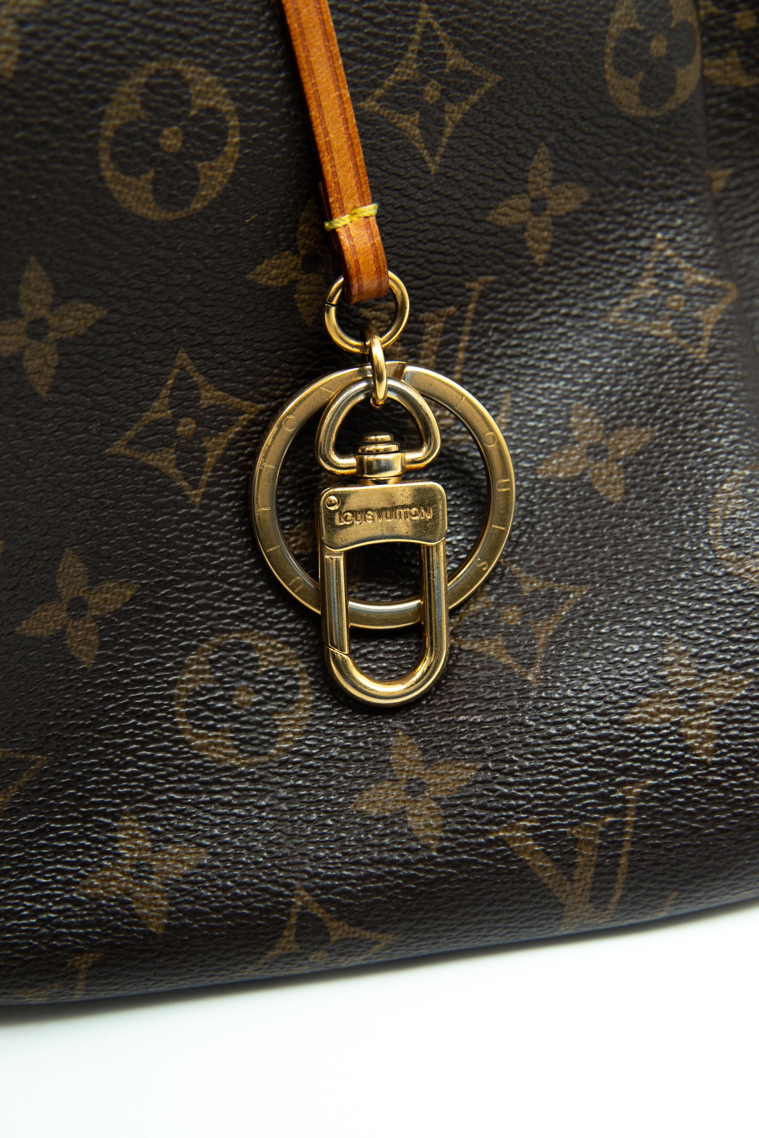 Louis Vuitton "Artsy MM" Shopper in Dunkelbraun und Gold