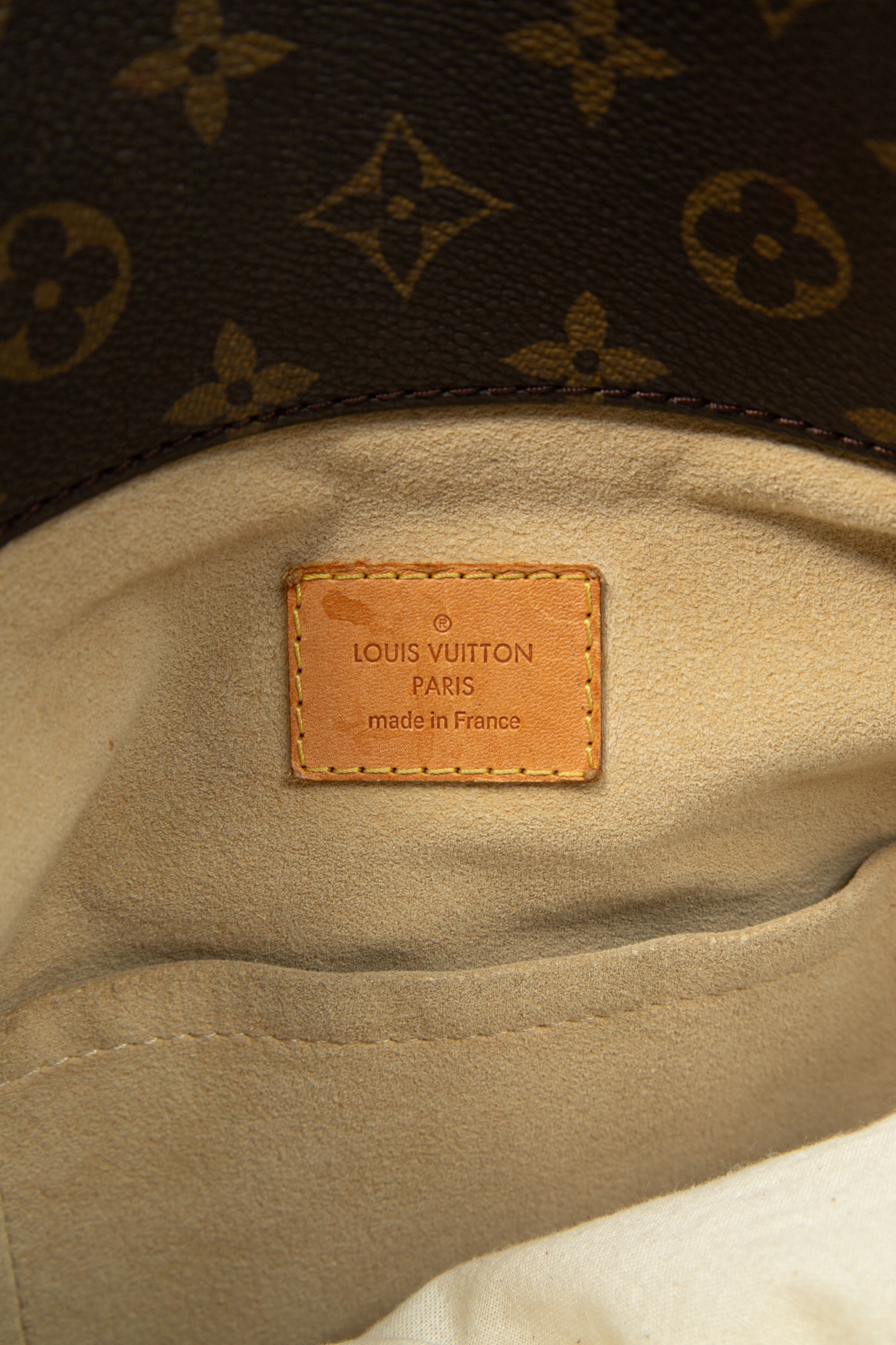 Louis Vuitton "Artsy MM" Shopper in Dunkelbraun und Gold