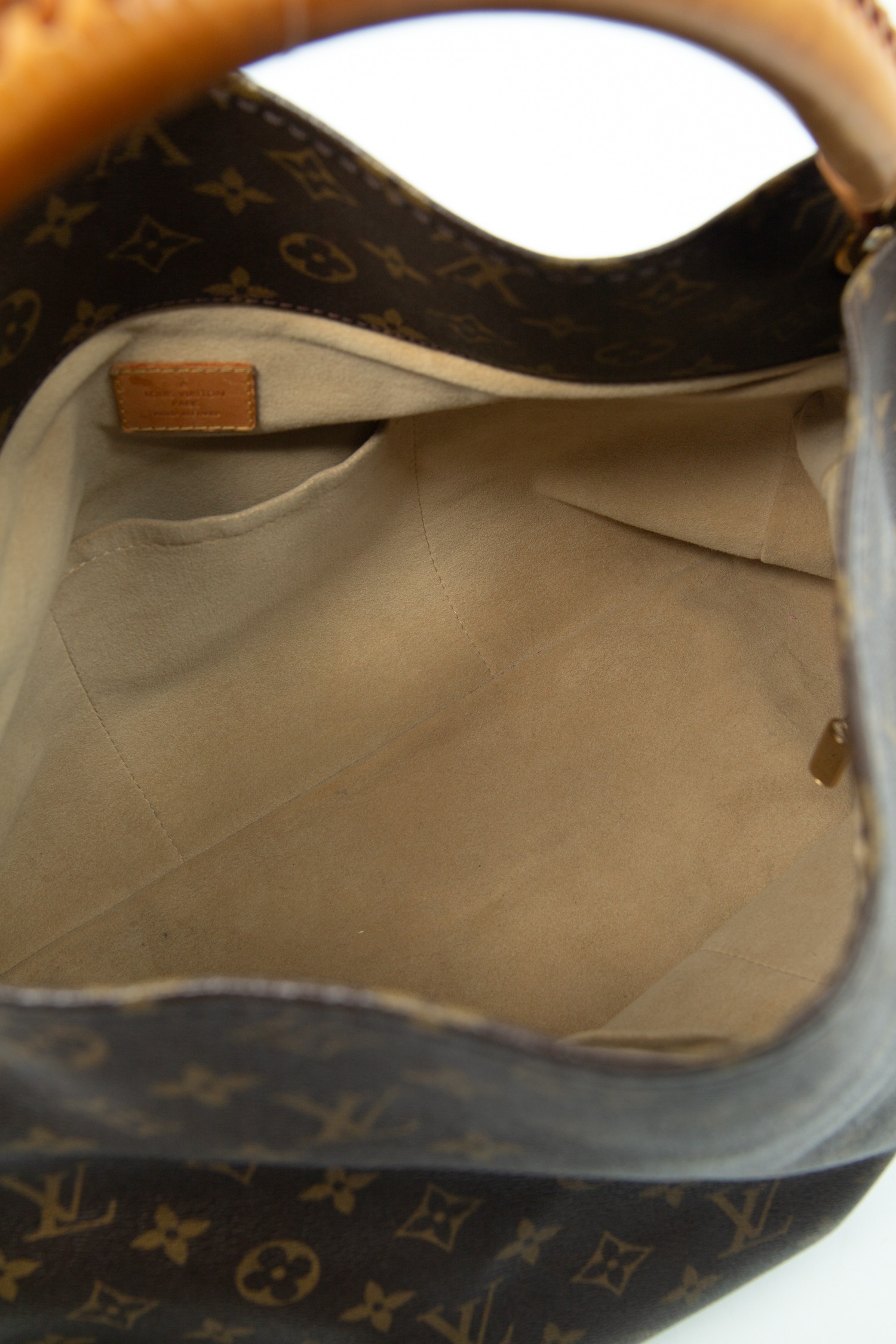 Louis Vuitton "Artsy MM" Shopper in Dunkelbraun und Gold