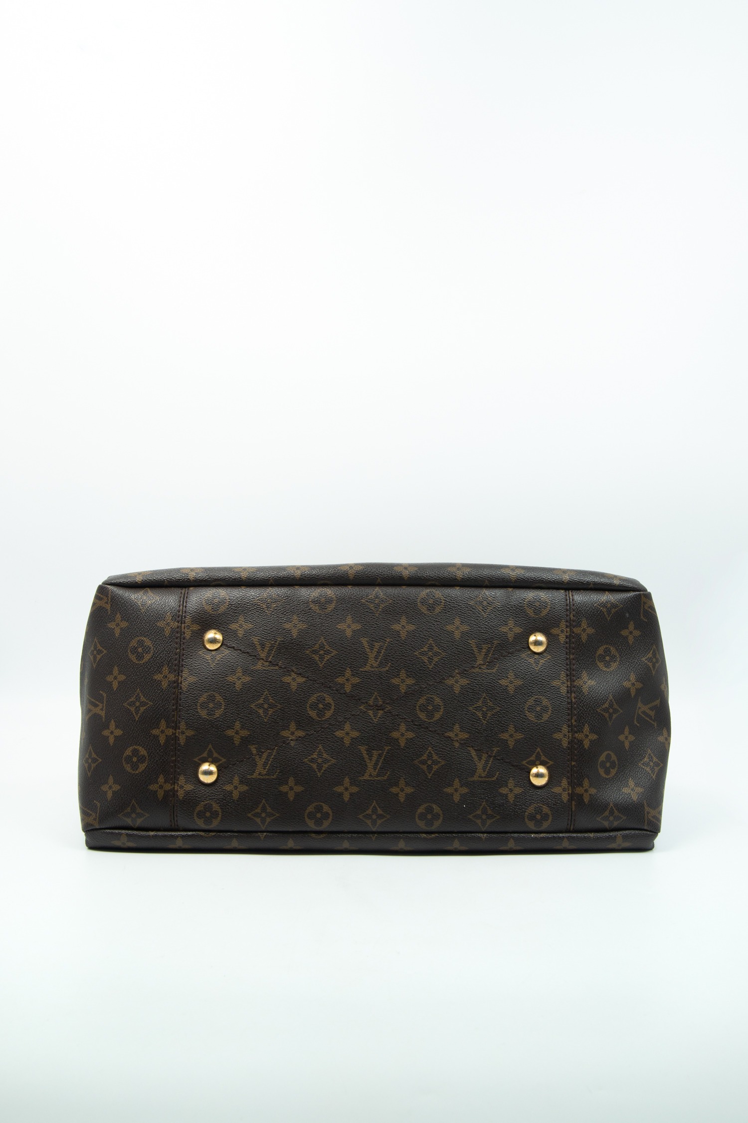 Louis Vuitton "Artsy MM" Shopper in Dunkelbraun und Gold