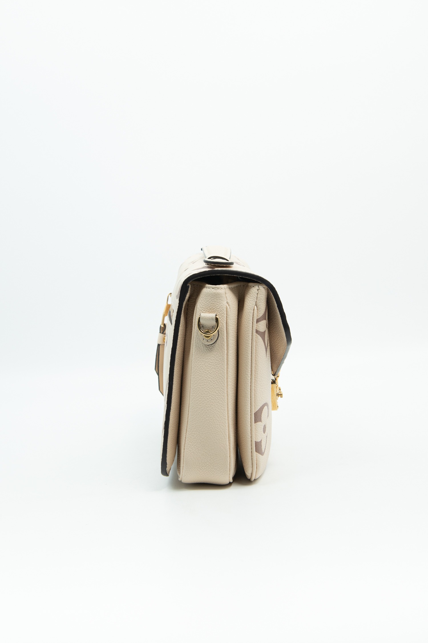 Louis Vuitton "Pochette Metis" in Creme und Altrosa