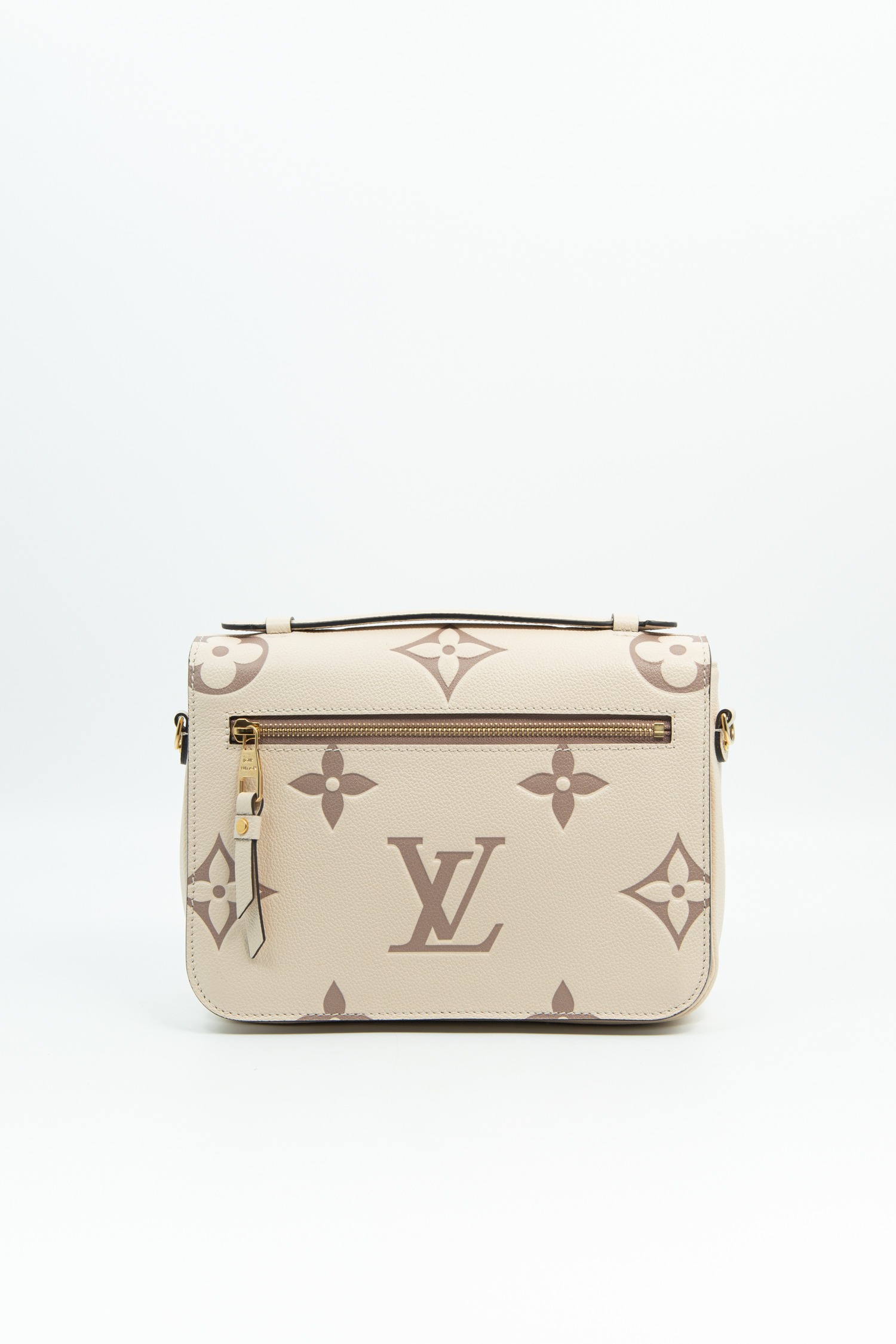 Louis Vuitton "Pochette Metis" in Creme und Altrosa