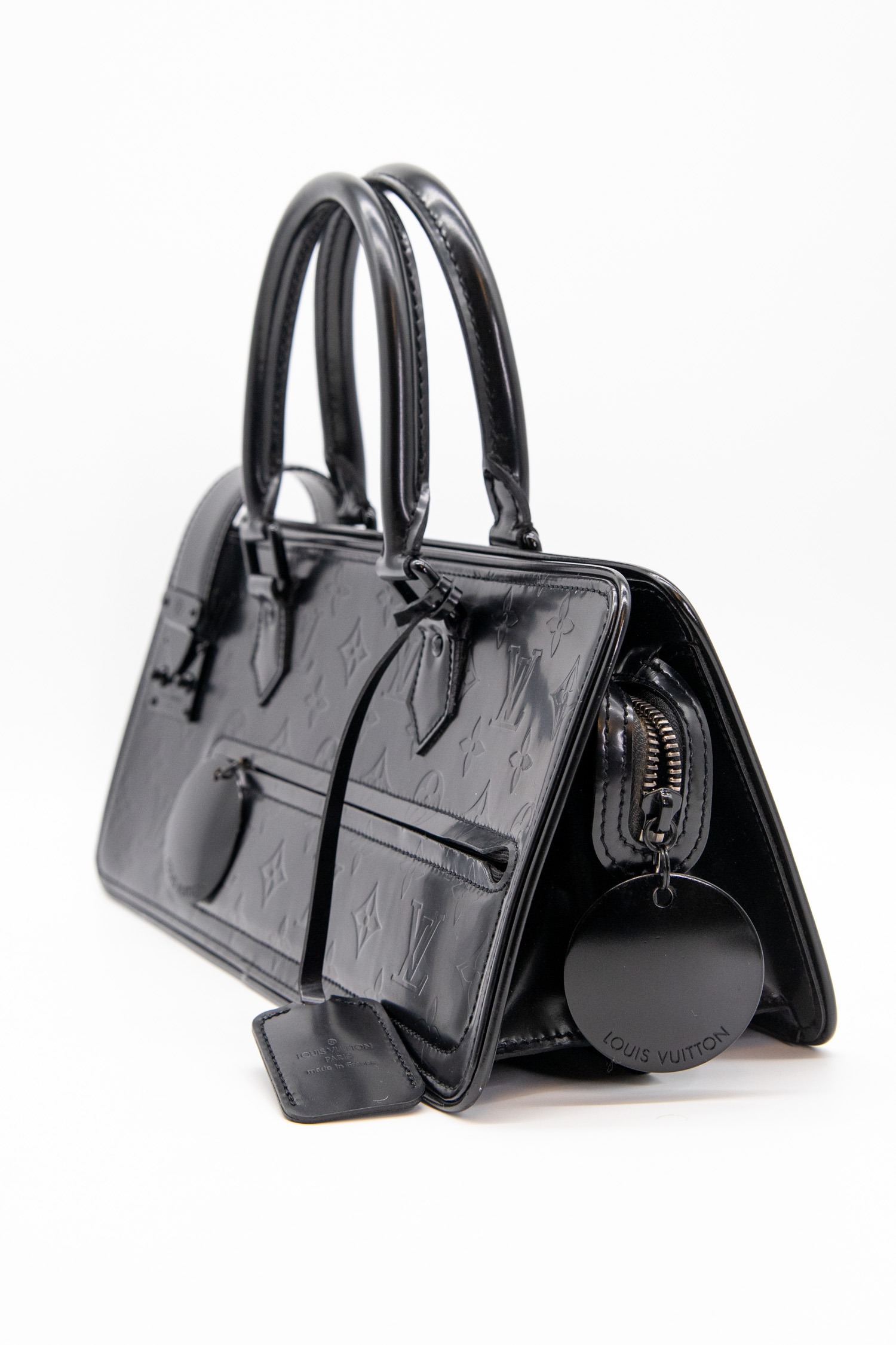 Louis Vuitton "Op Art Longuy" Handtasche in Schwarz