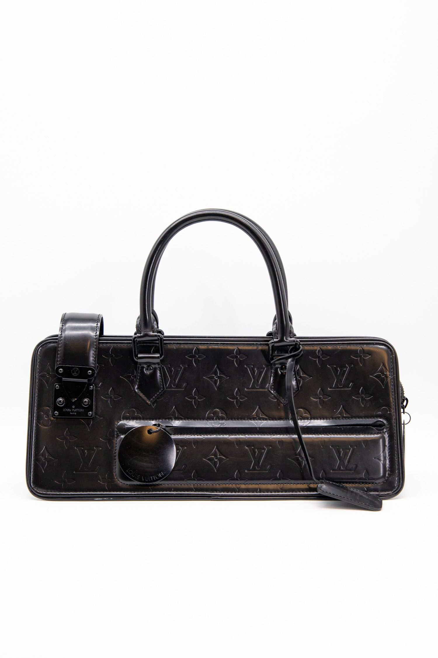 Louis Vuitton "Op Art Longuy" Handtasche in Schwarz